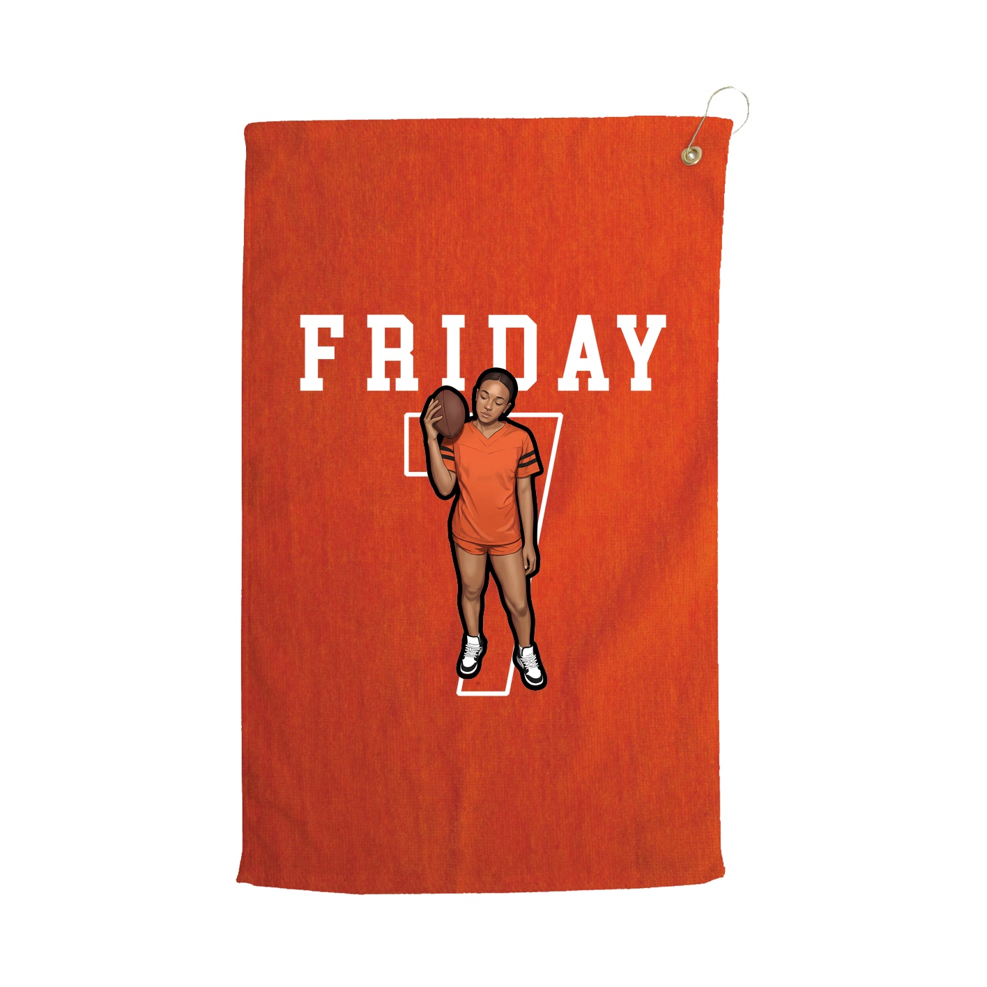 Golf Towel — Shirsey in Orange