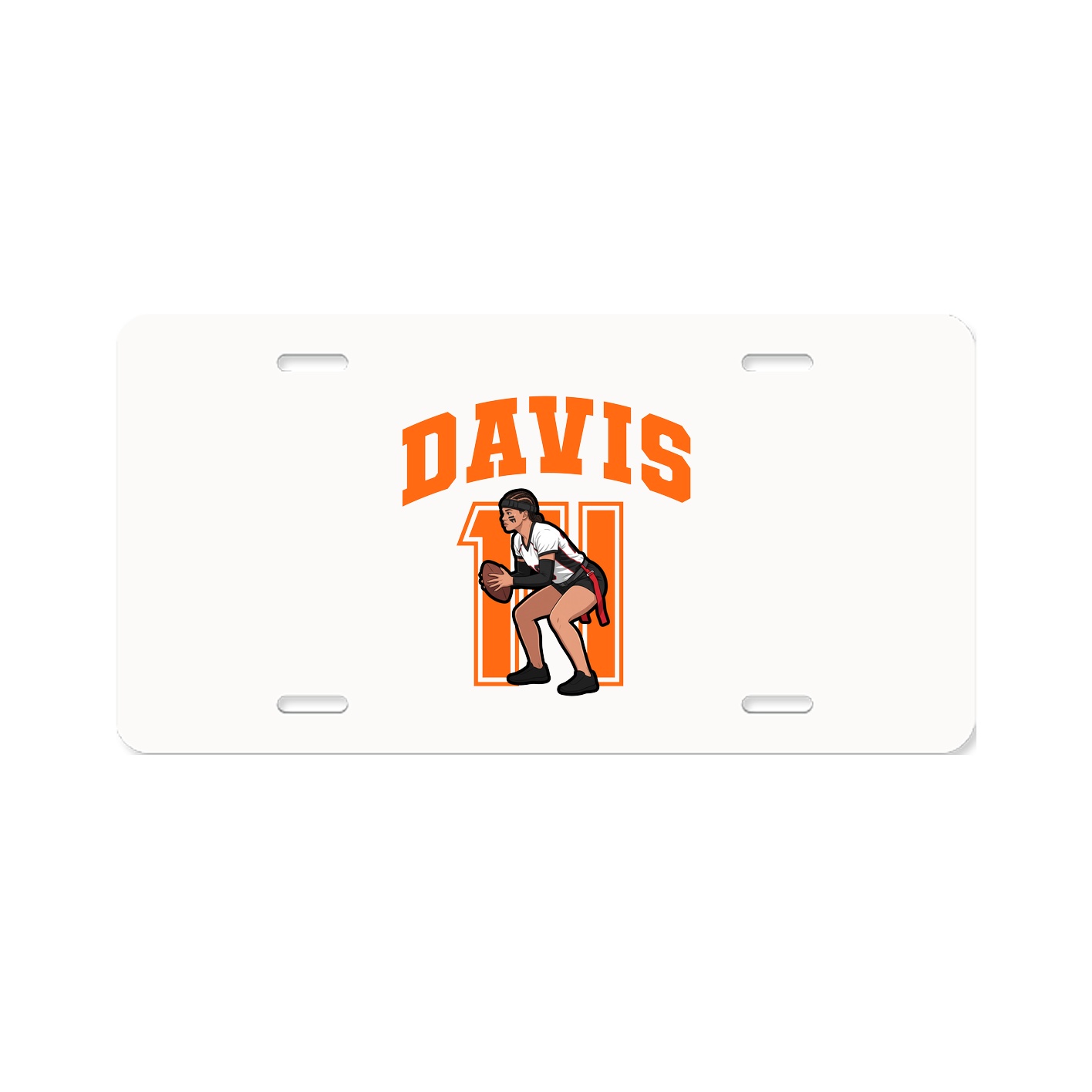 License Plate — Number in Classic