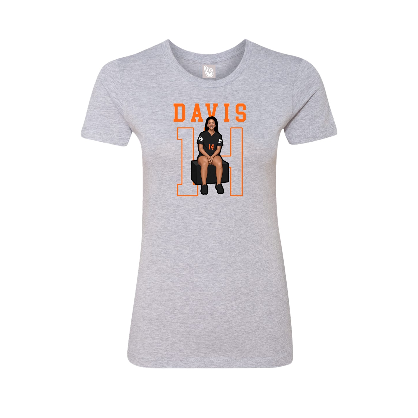 Fitted Women's Tee — Shirsey in Grey