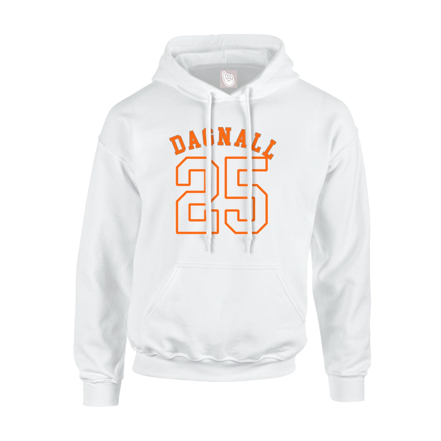 Youth Hoodie — Shirsey Arch in White