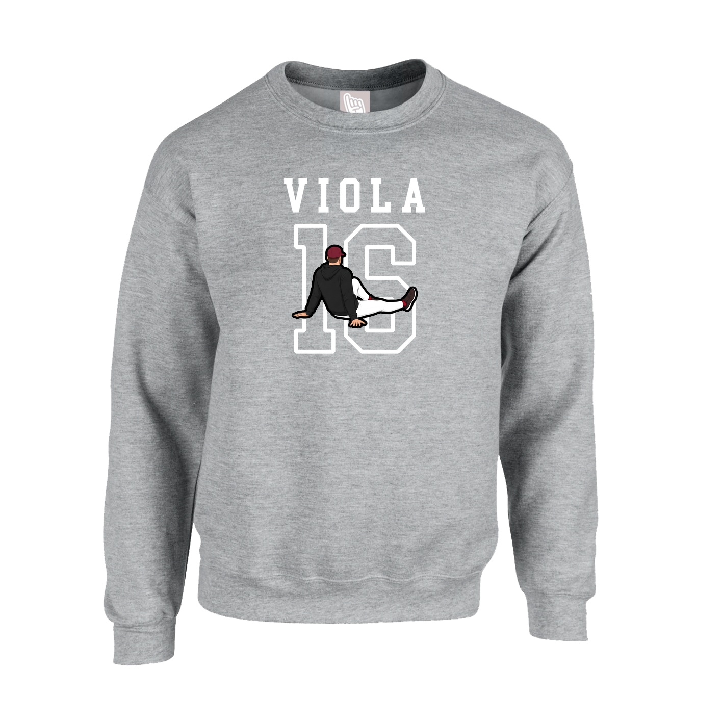 Fleece Crew — Shirsey in Grey