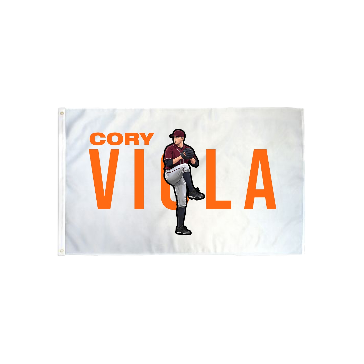 3x5 Flag — Player Name in Classic