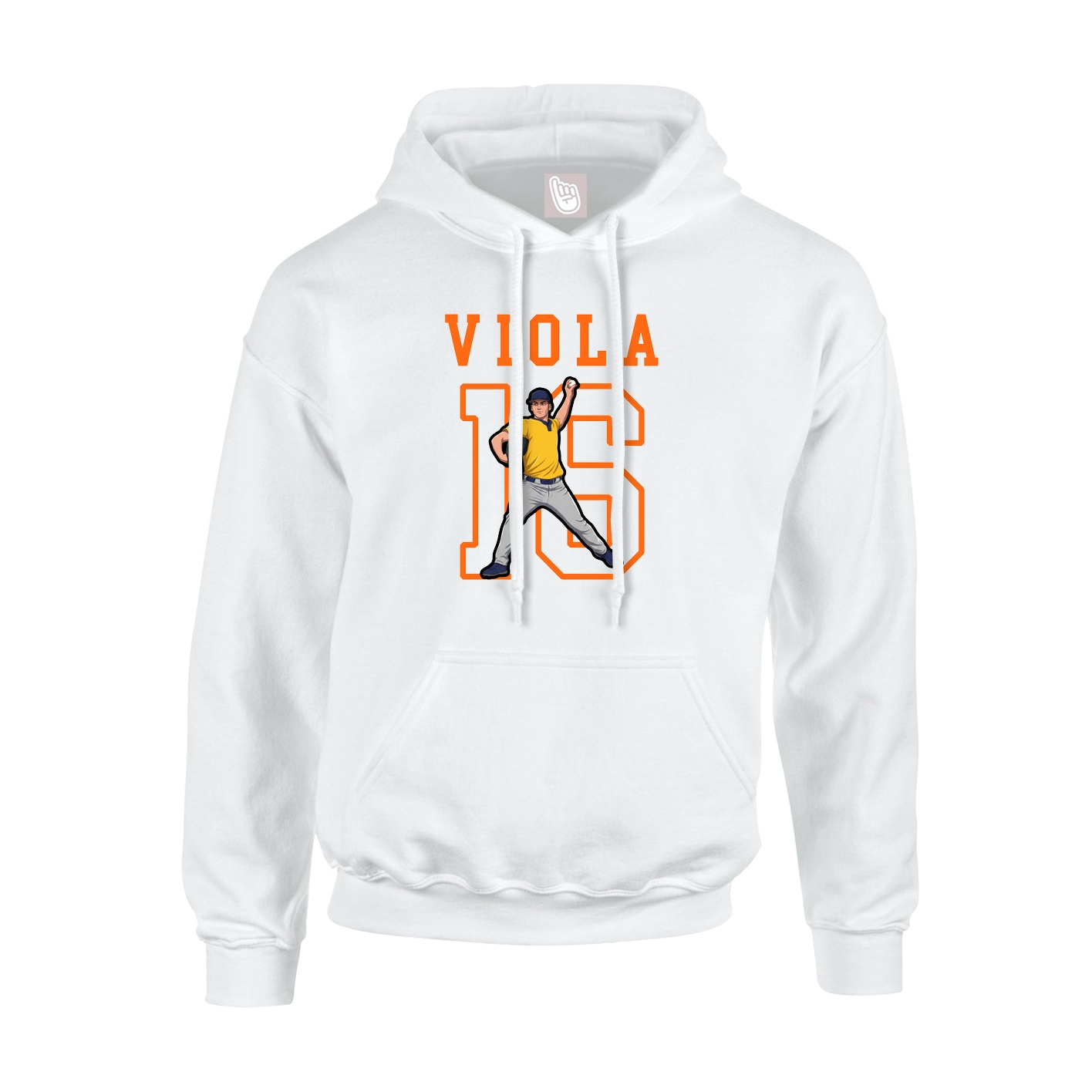 Hoodie — Shirsey in White