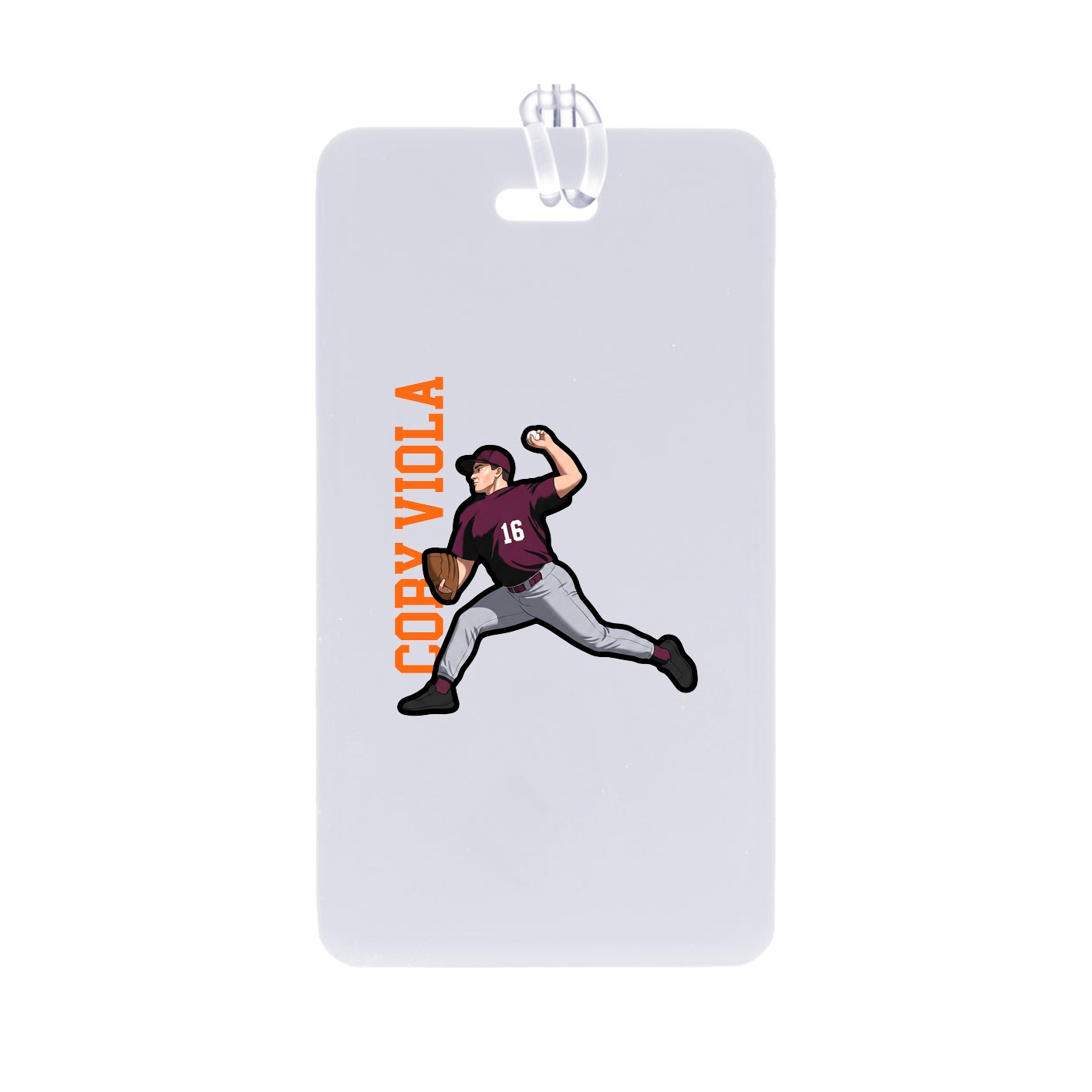 Bag Tag — Name Vertical in Classic