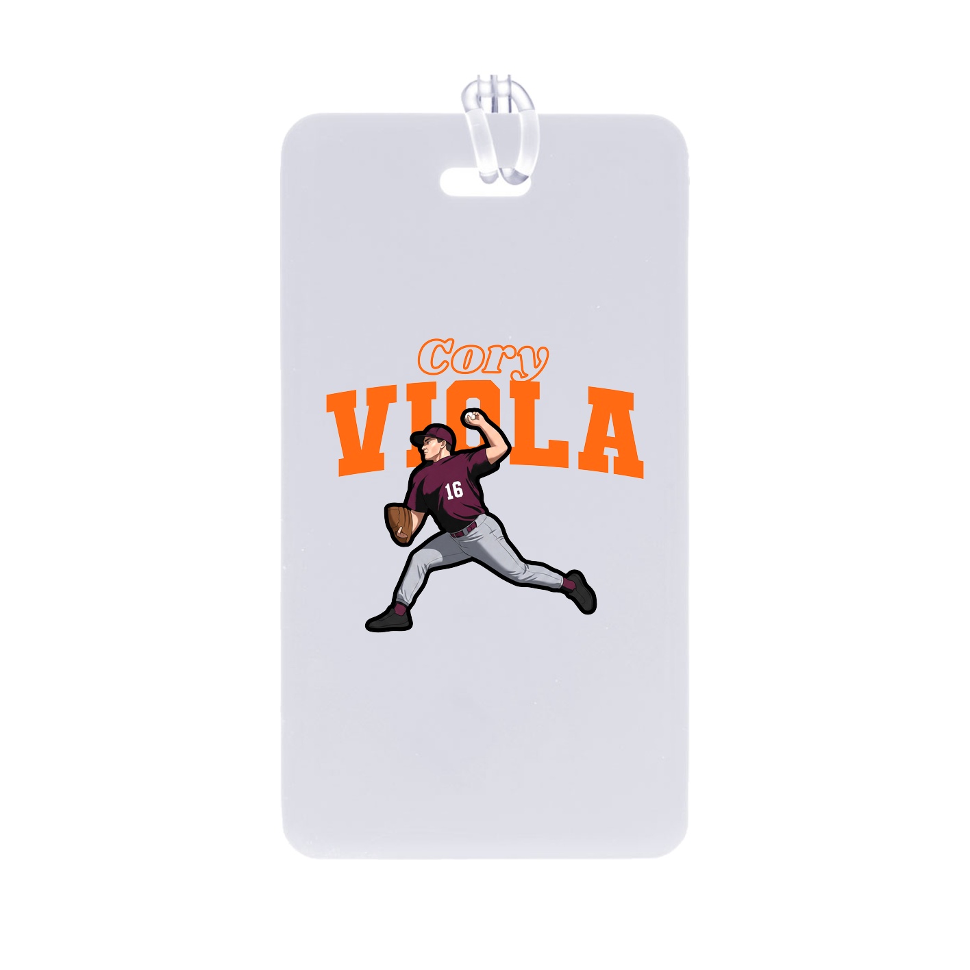 Bag Tag — Name Arch in Classic
