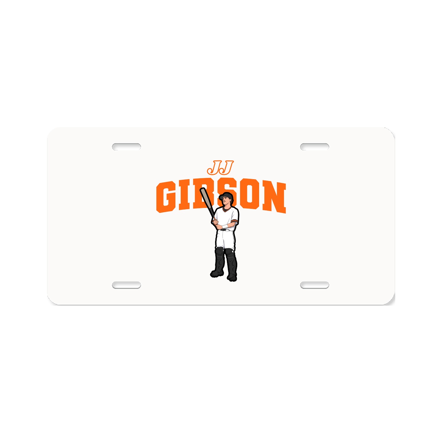 License Plate — Name Arch in Classic