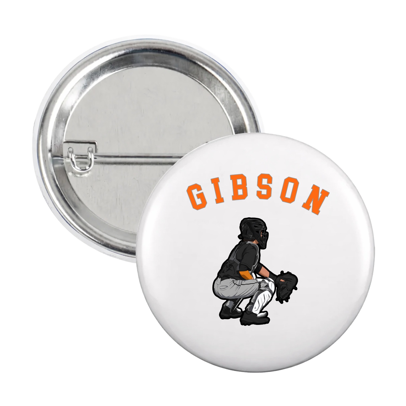 Game Day Button — Shirsey Arch in White