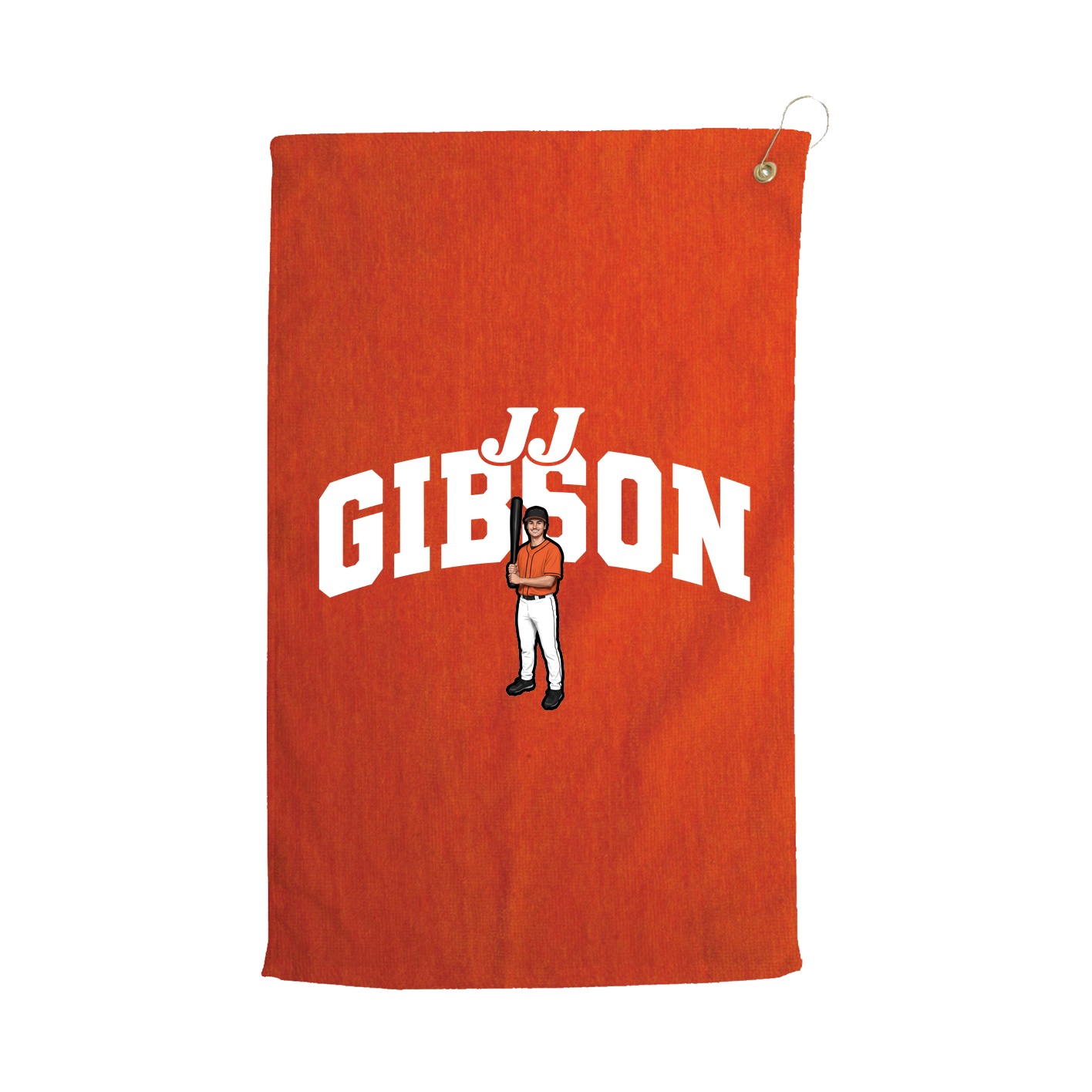 Golf Towel — Signature Arch in Orange