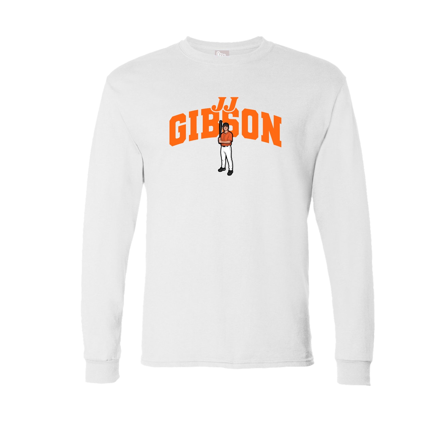Long Sleeve Tee — Signature Arch in White