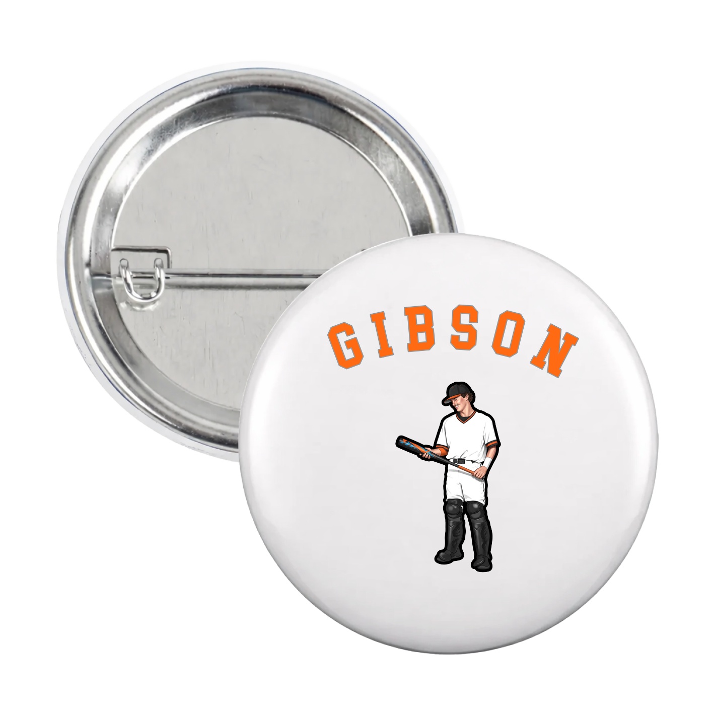 Game Day Button — Shirsey Arch in White