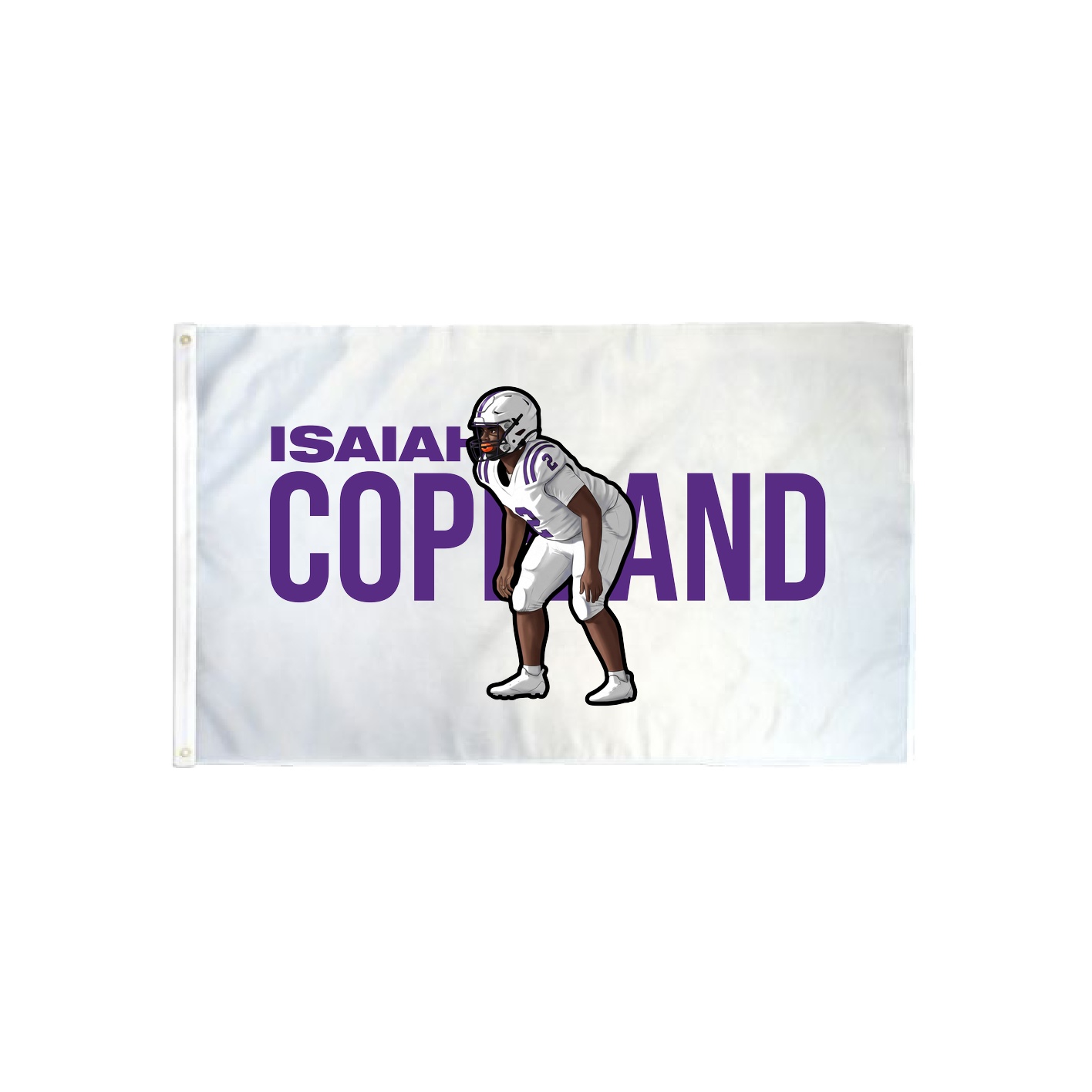 3x5 Flag — Player Name in Classic