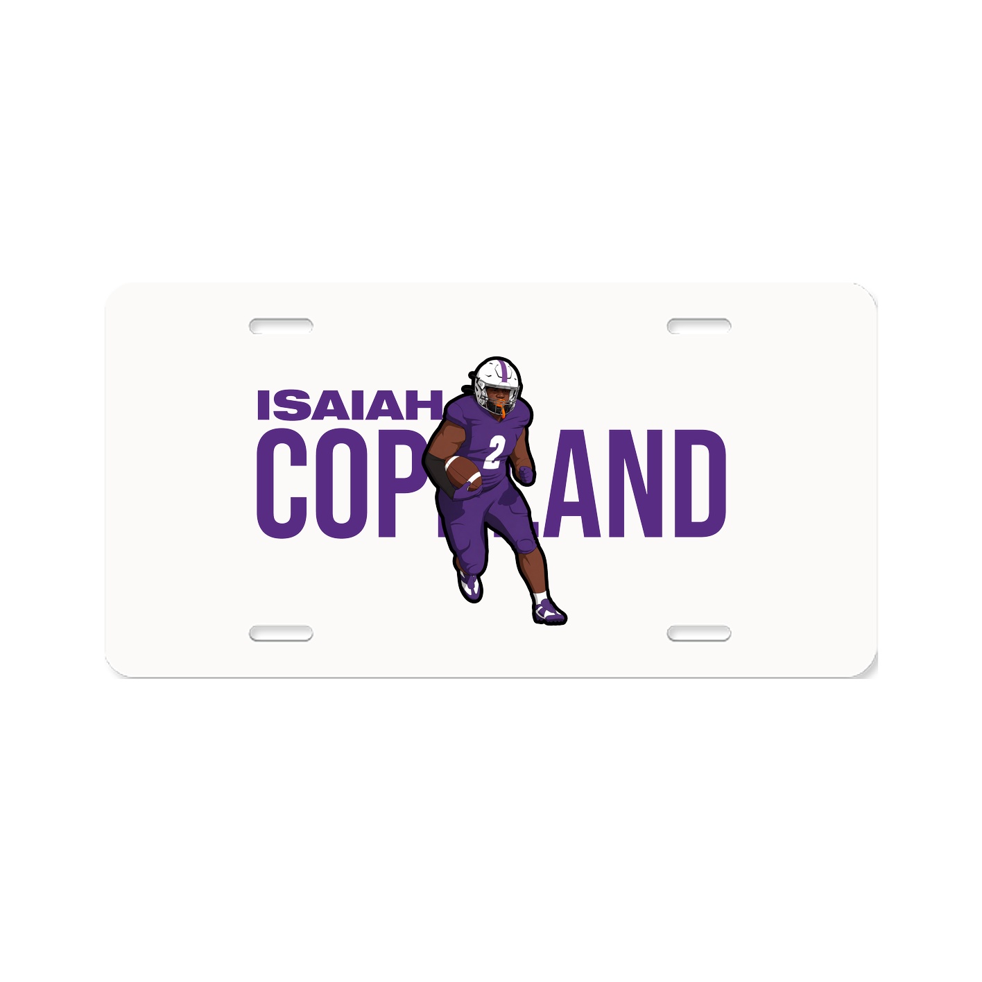 License Plate — Player Name in Classic