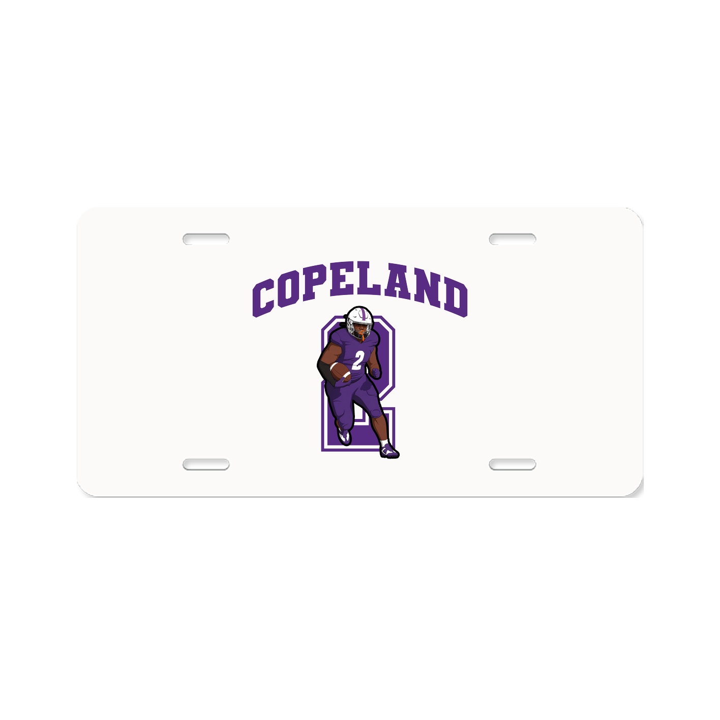 License Plate — Number in Classic