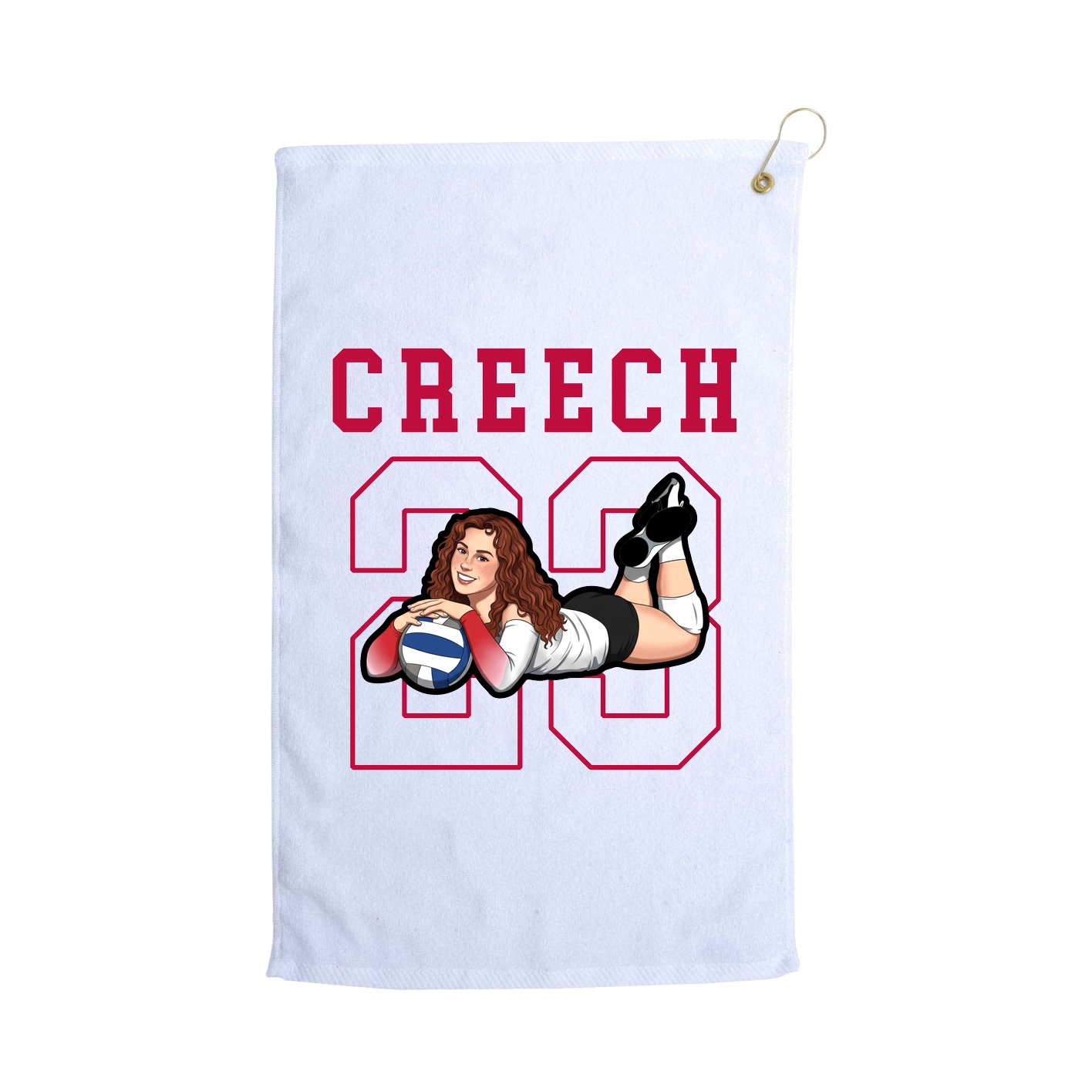 Golf Towel — Shirsey in White