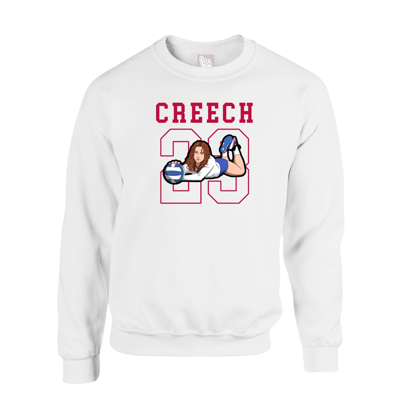 Fleece Crew — Shirsey in White