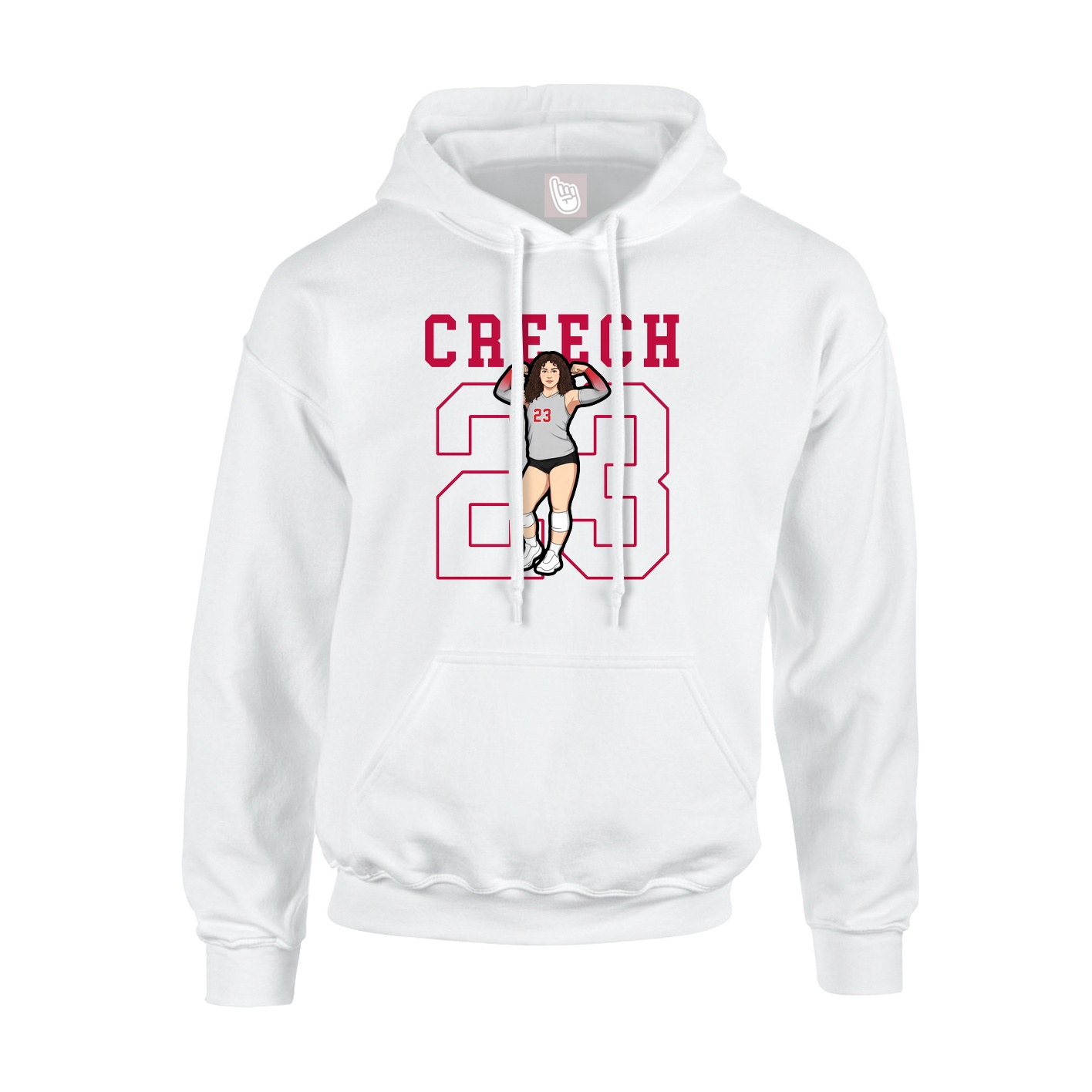 Youth Hoodie — Shirsey in White