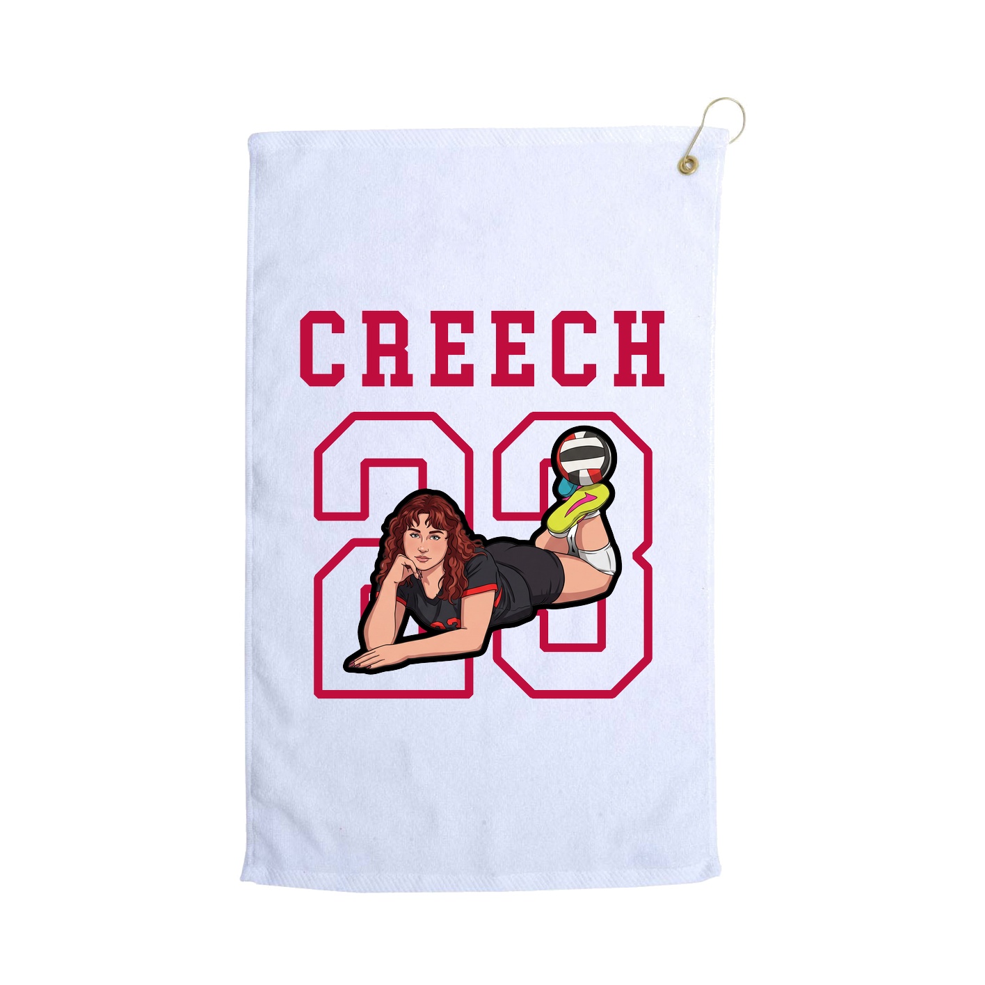Golf Towel — Shirsey in White