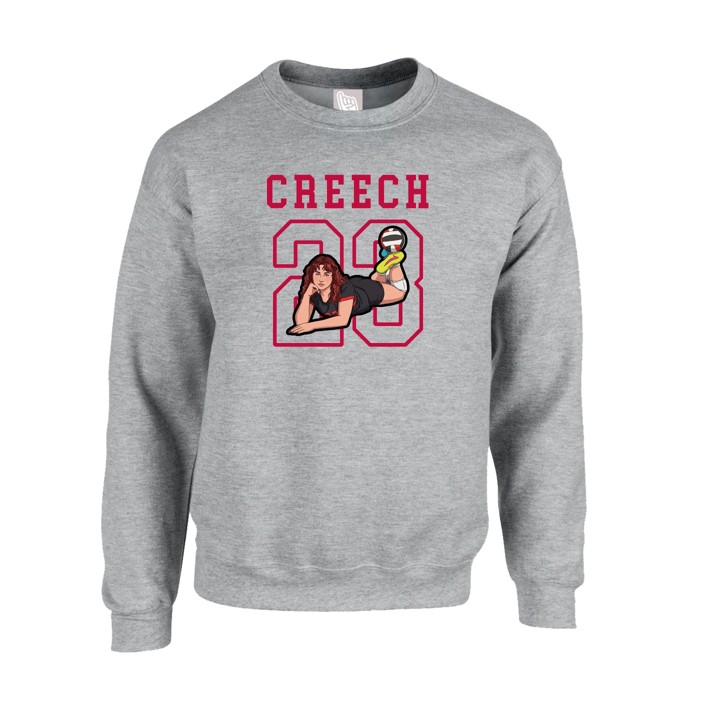 Fleece Crew — Shirsey in Grey