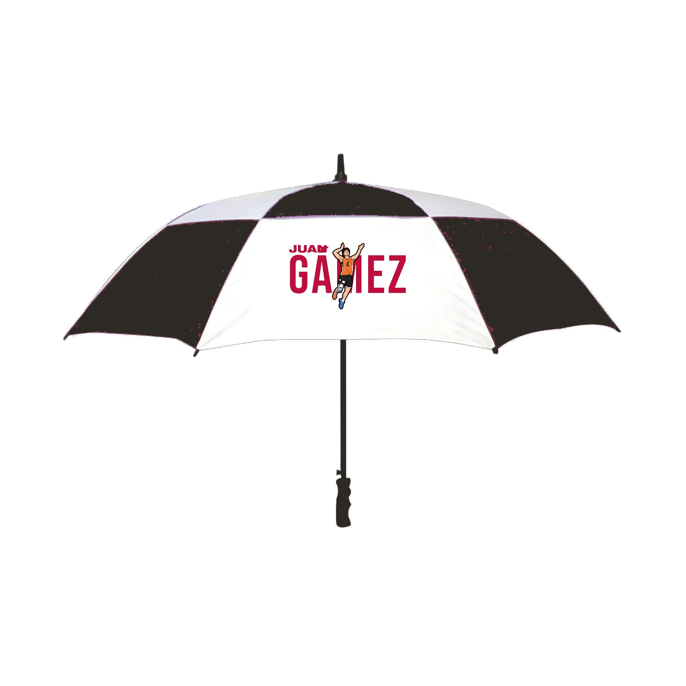 Golf Umbrella — Player Name in Black