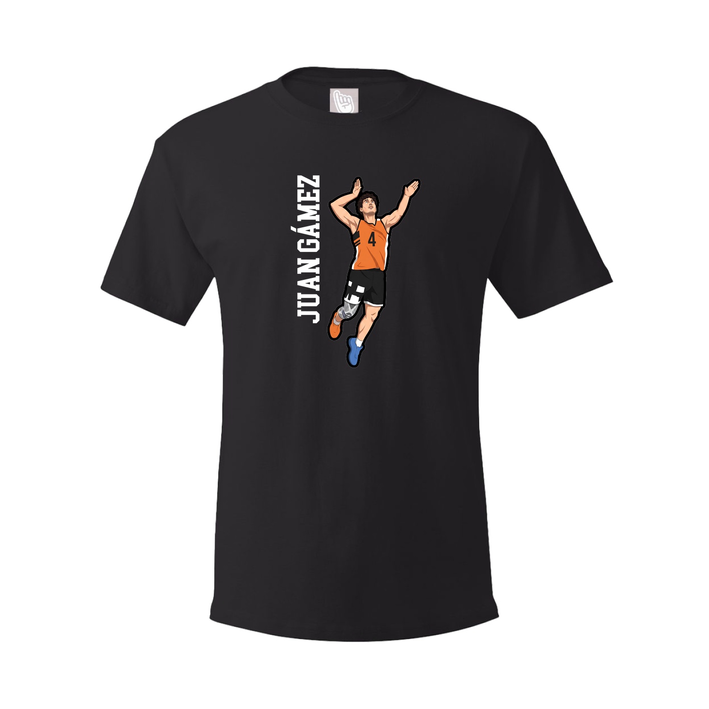 Tee — Name Vertical in Black