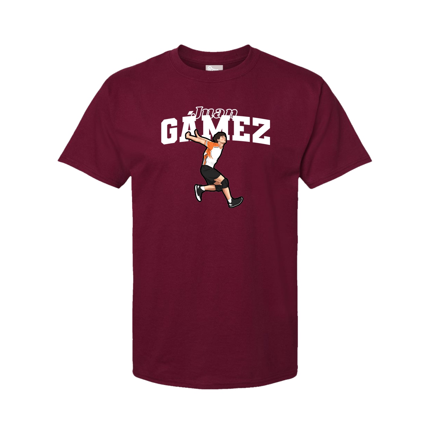 Youth Tee — Name Arch in Cardinal