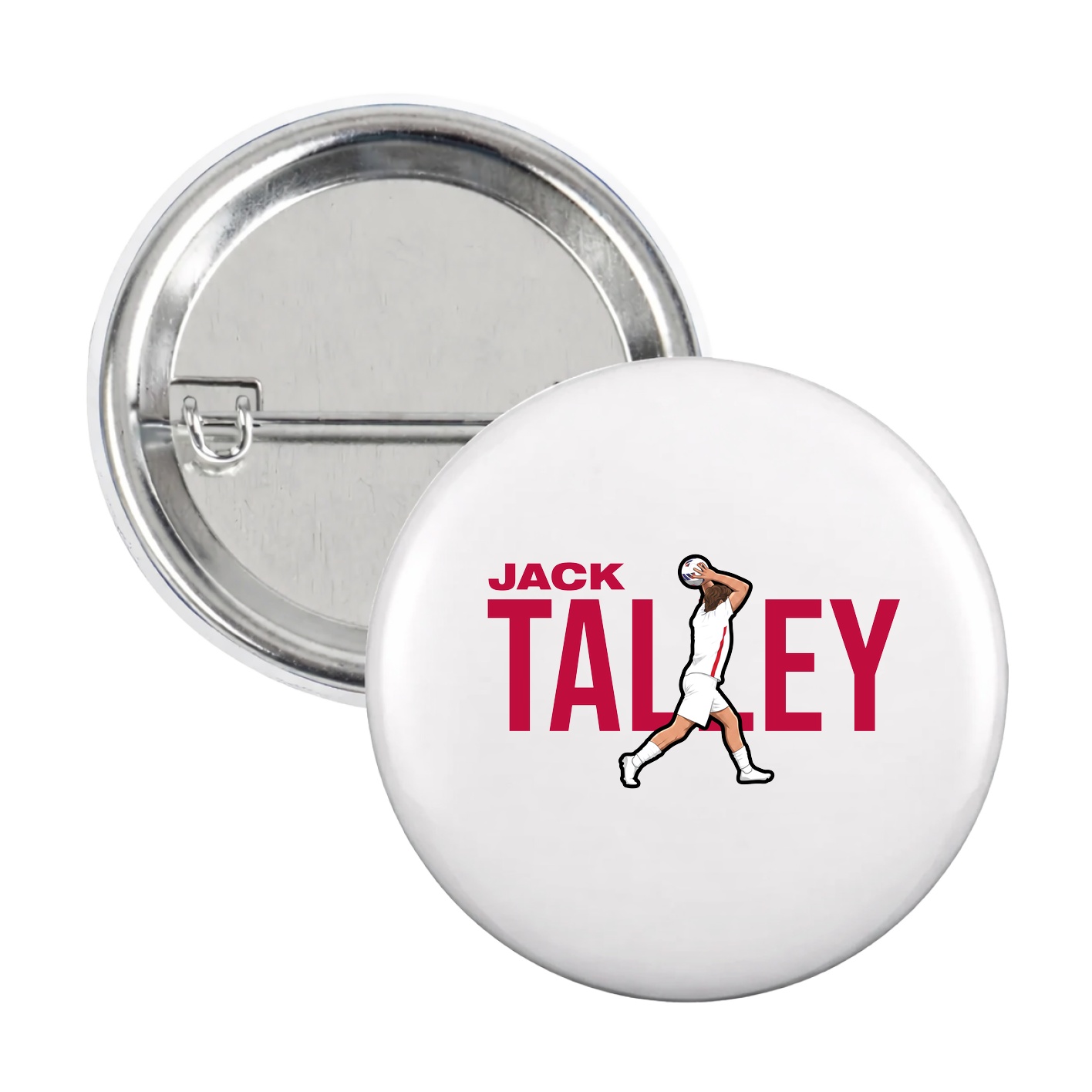 Game Day Button — Player Name in White