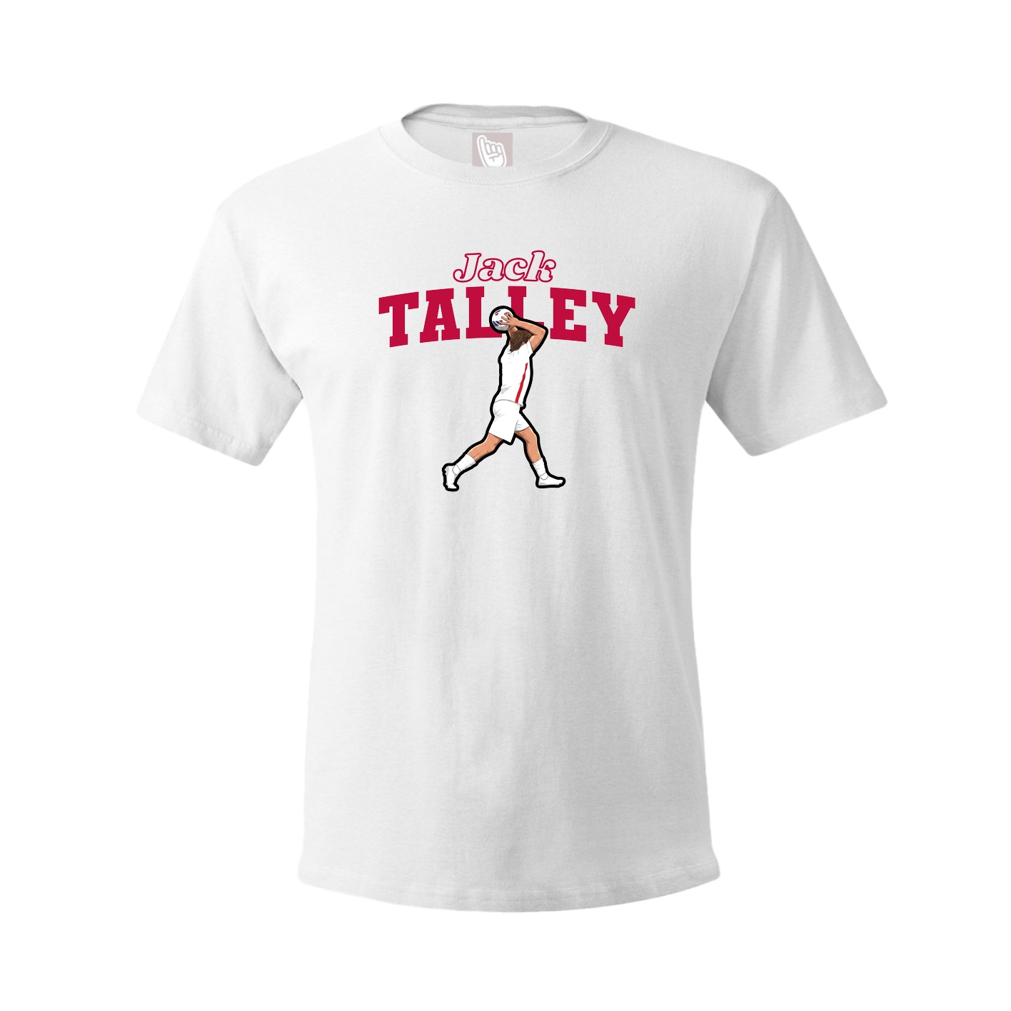 Tee — Name Arch in White