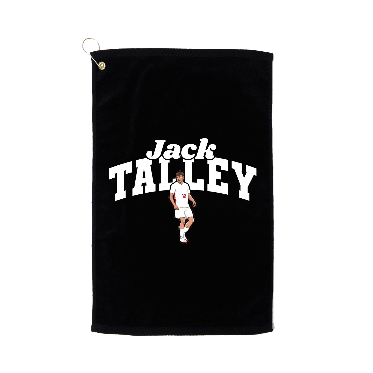 Golf Towel — Signature Arch in Black
