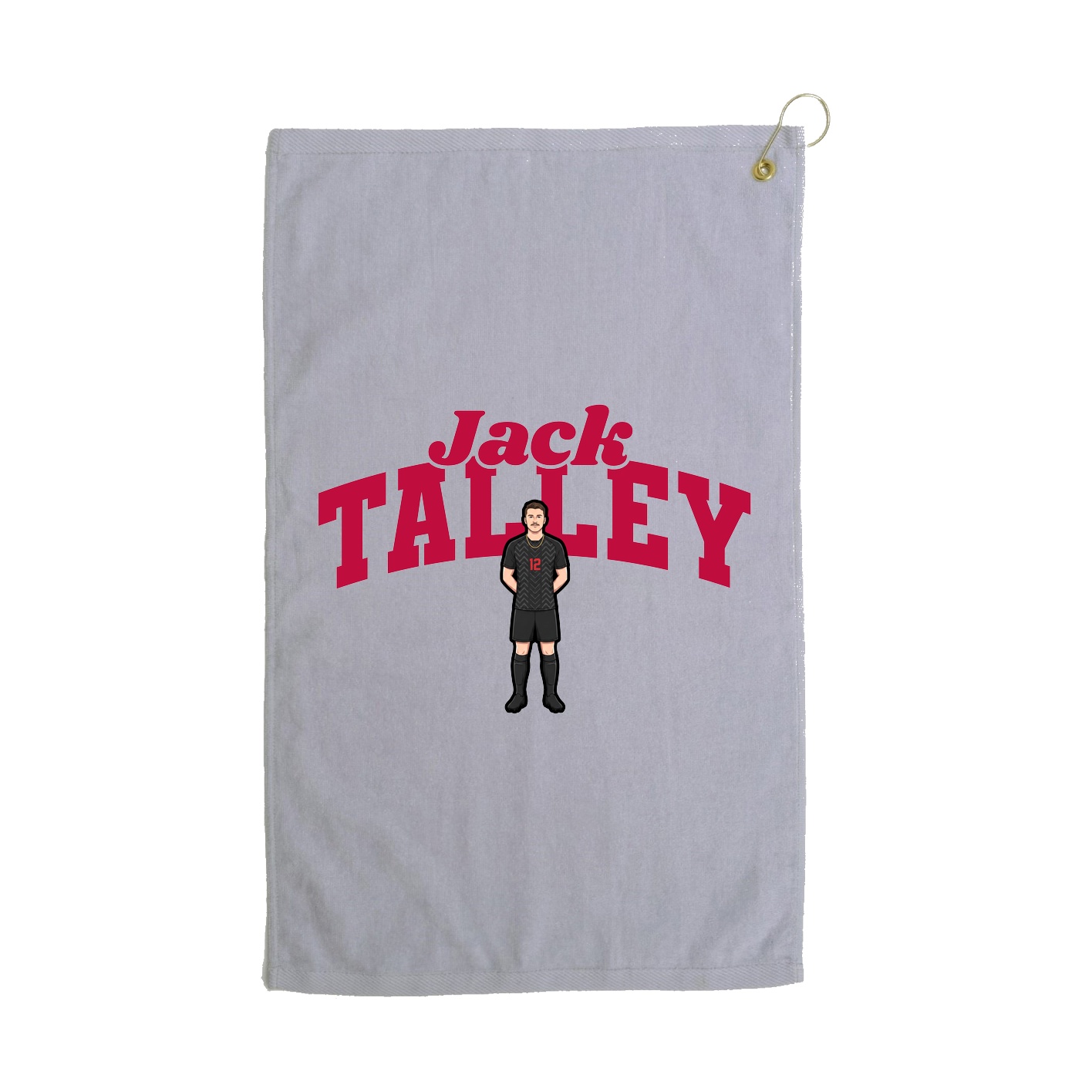 Golf Towel — Signature Arch in Grey