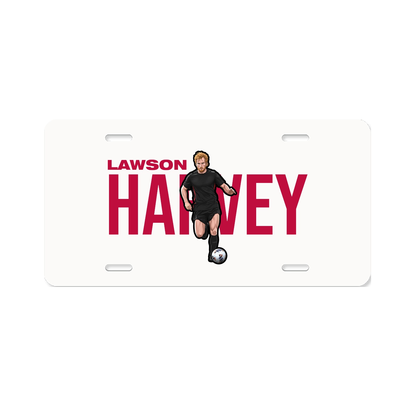 License Plate — Player Name in Classic