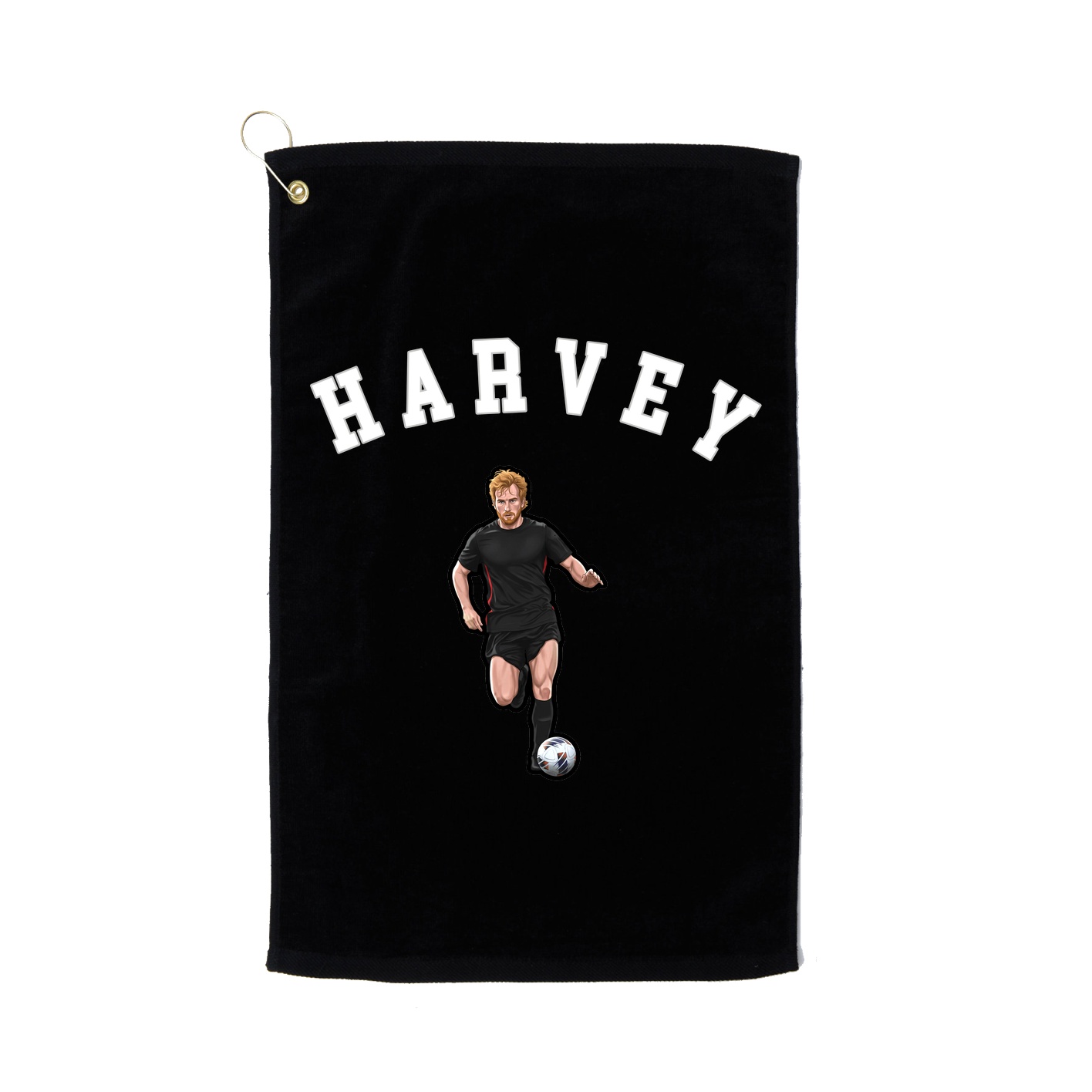 Golf Towel — Shirsey Arch in Black