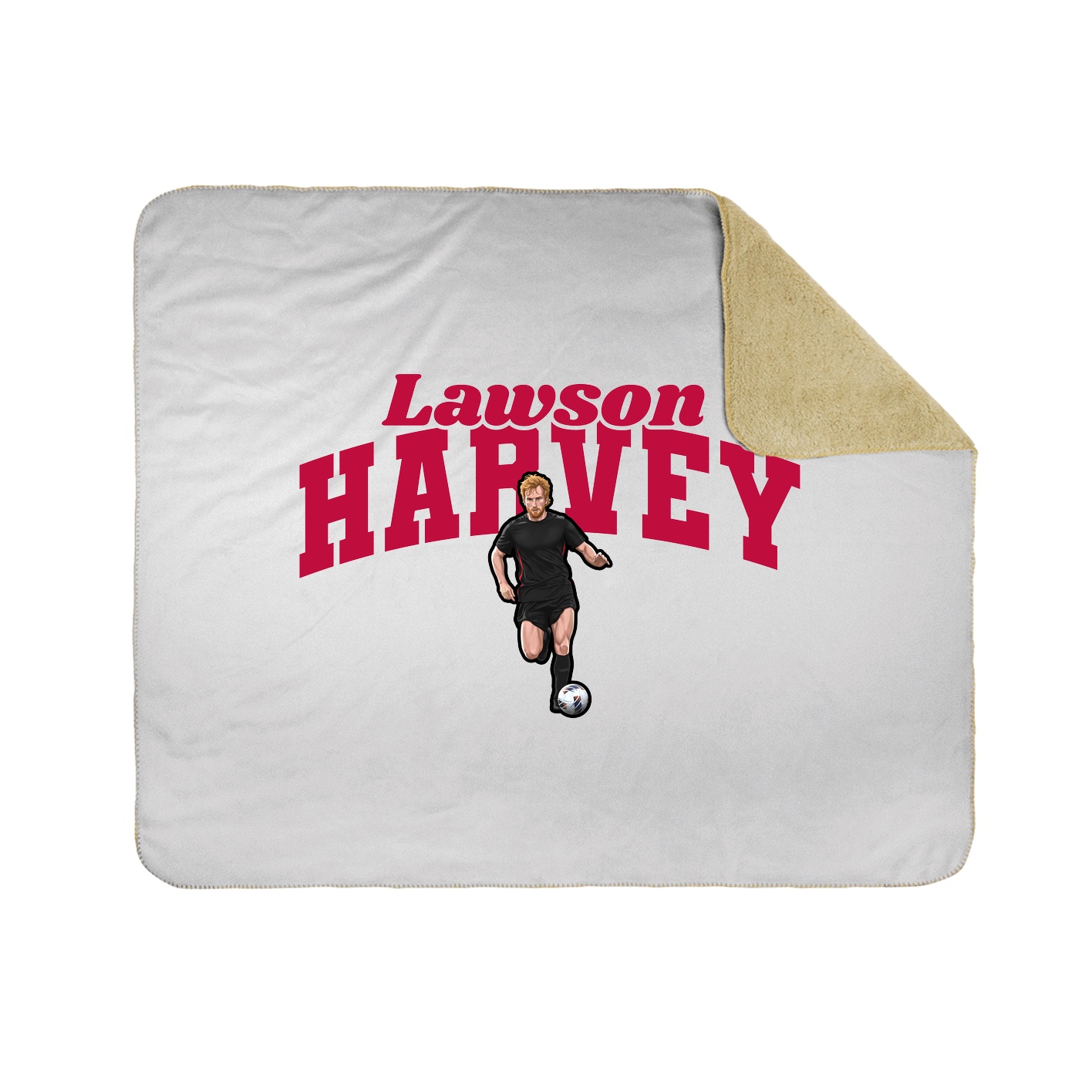 Throw Blanket — Signature Arch in White