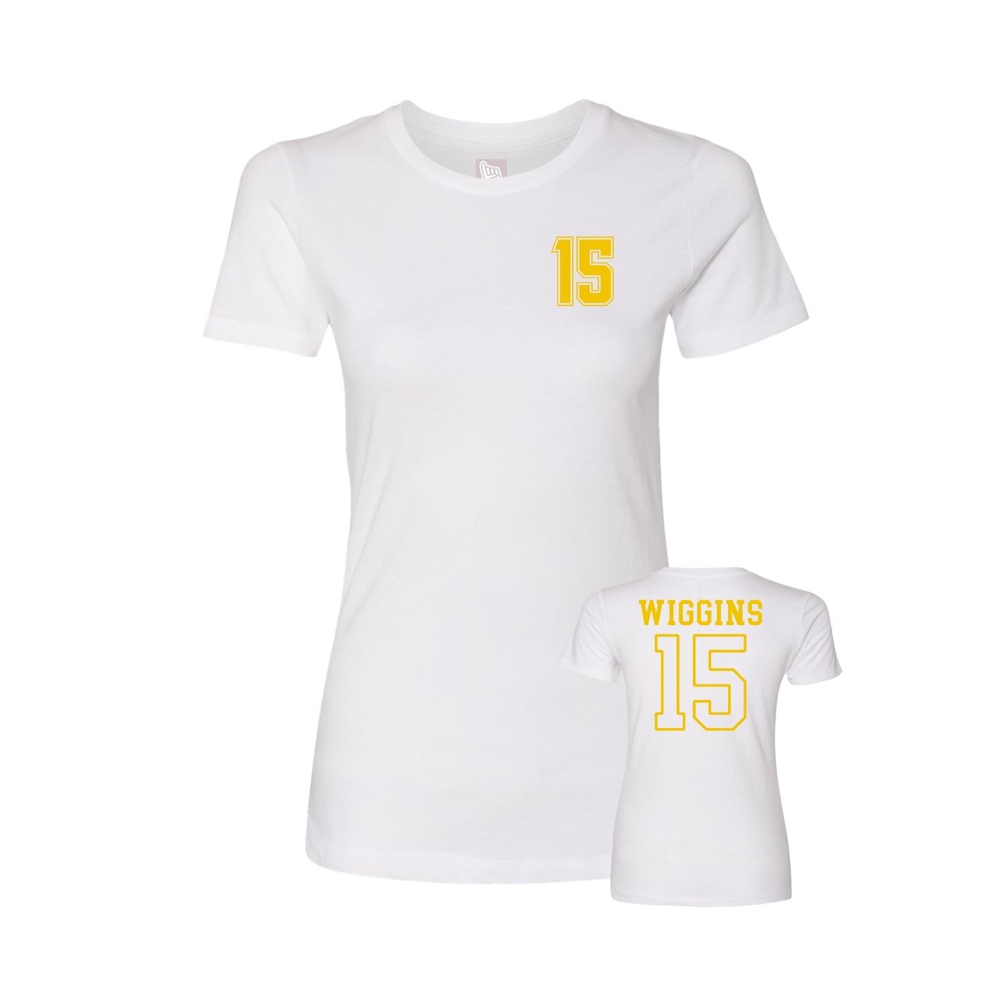 Womens Tee — Chest Back in White