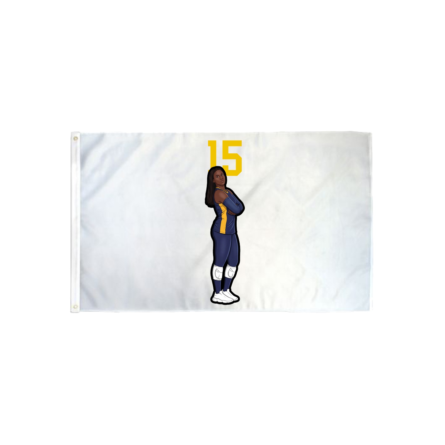 3x5 Flag — Number Top in Classic
