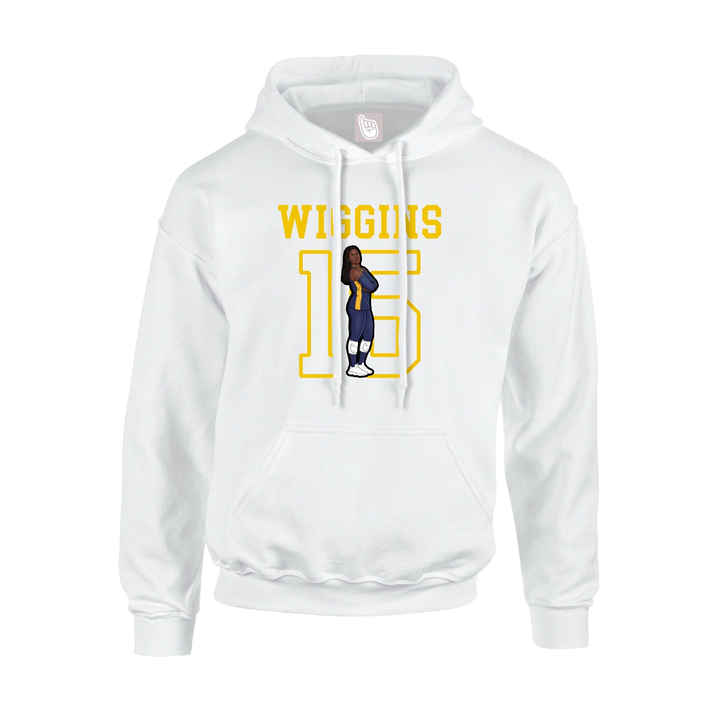 Hoodie — Shirsey in White