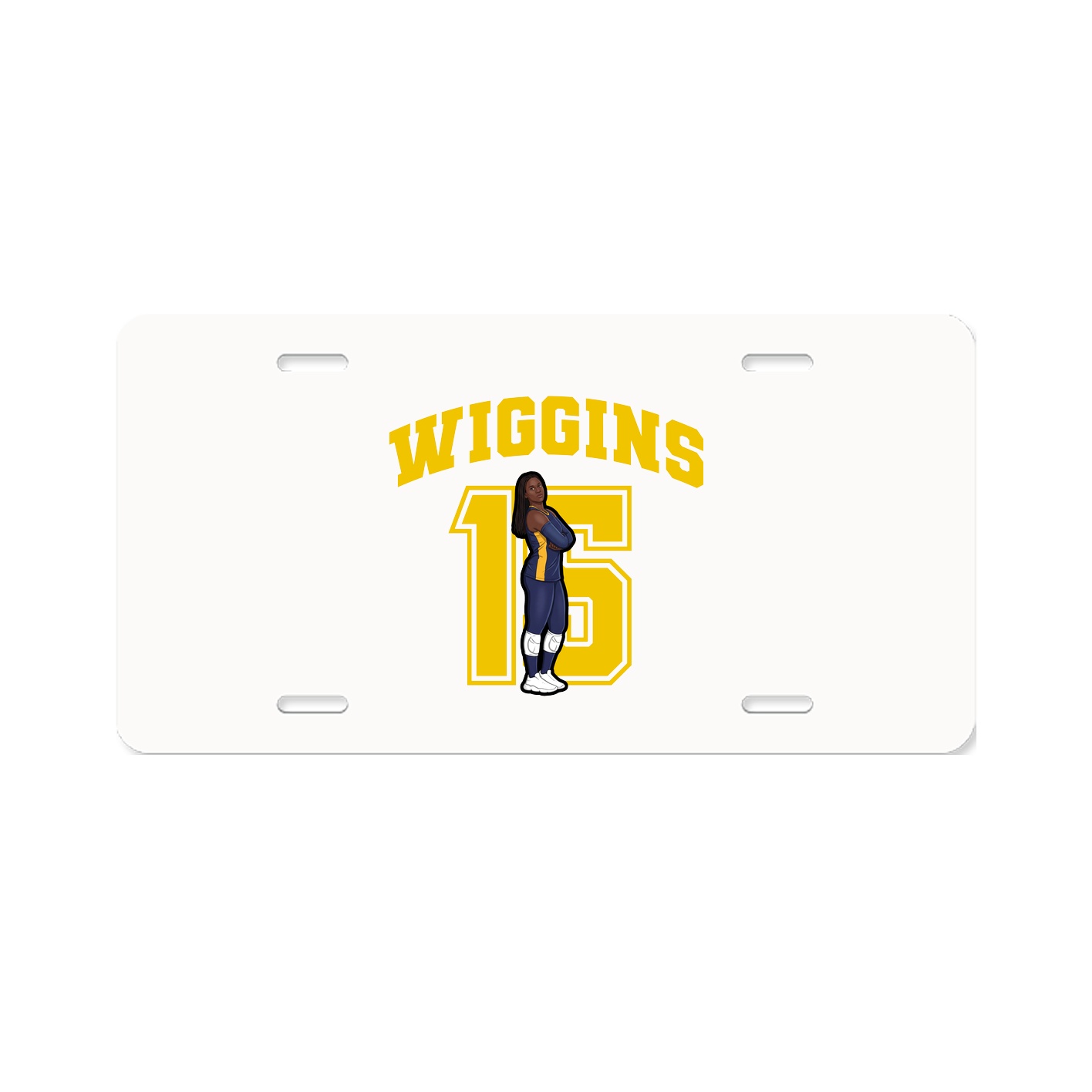 License Plate — Number in Classic