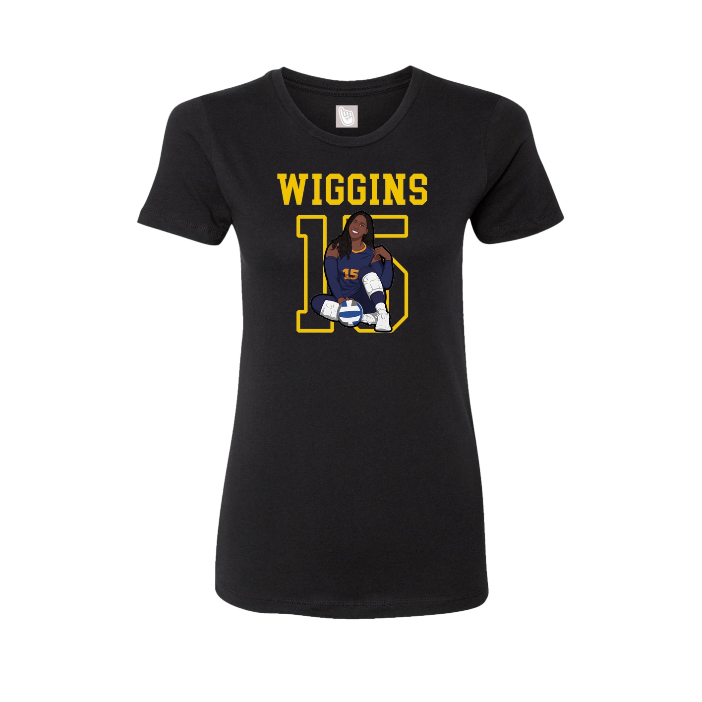 Fitted Women's Tee — Shirsey in Black
