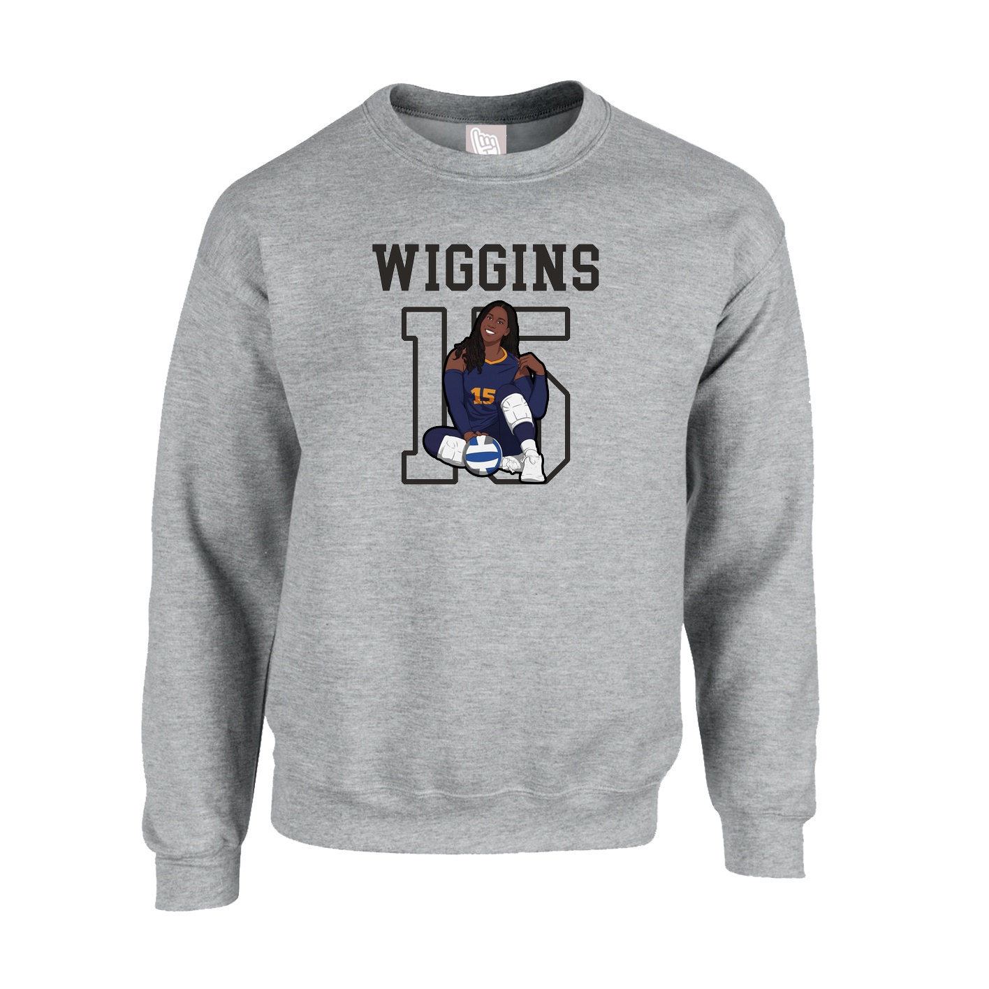 Fleece Crew — Shirsey in Grey