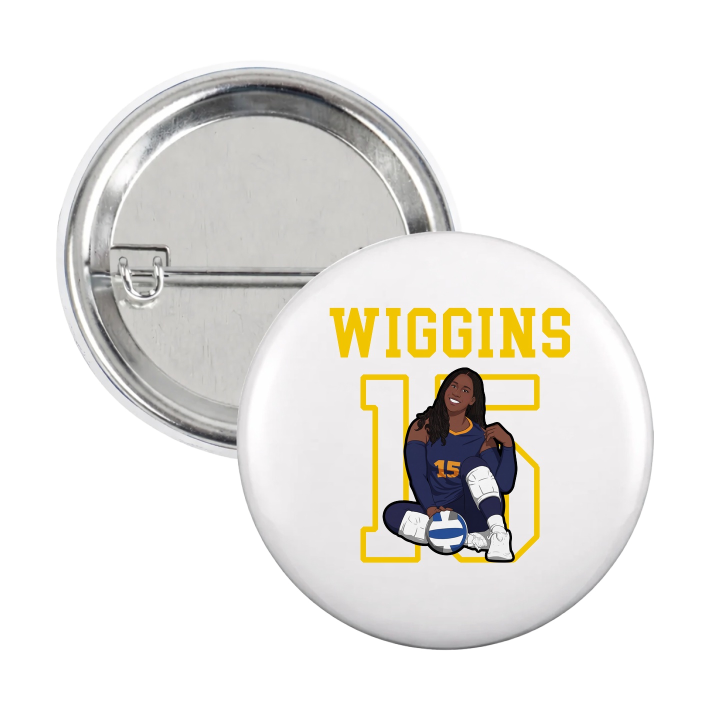 Game Day Button — Shirsey in White