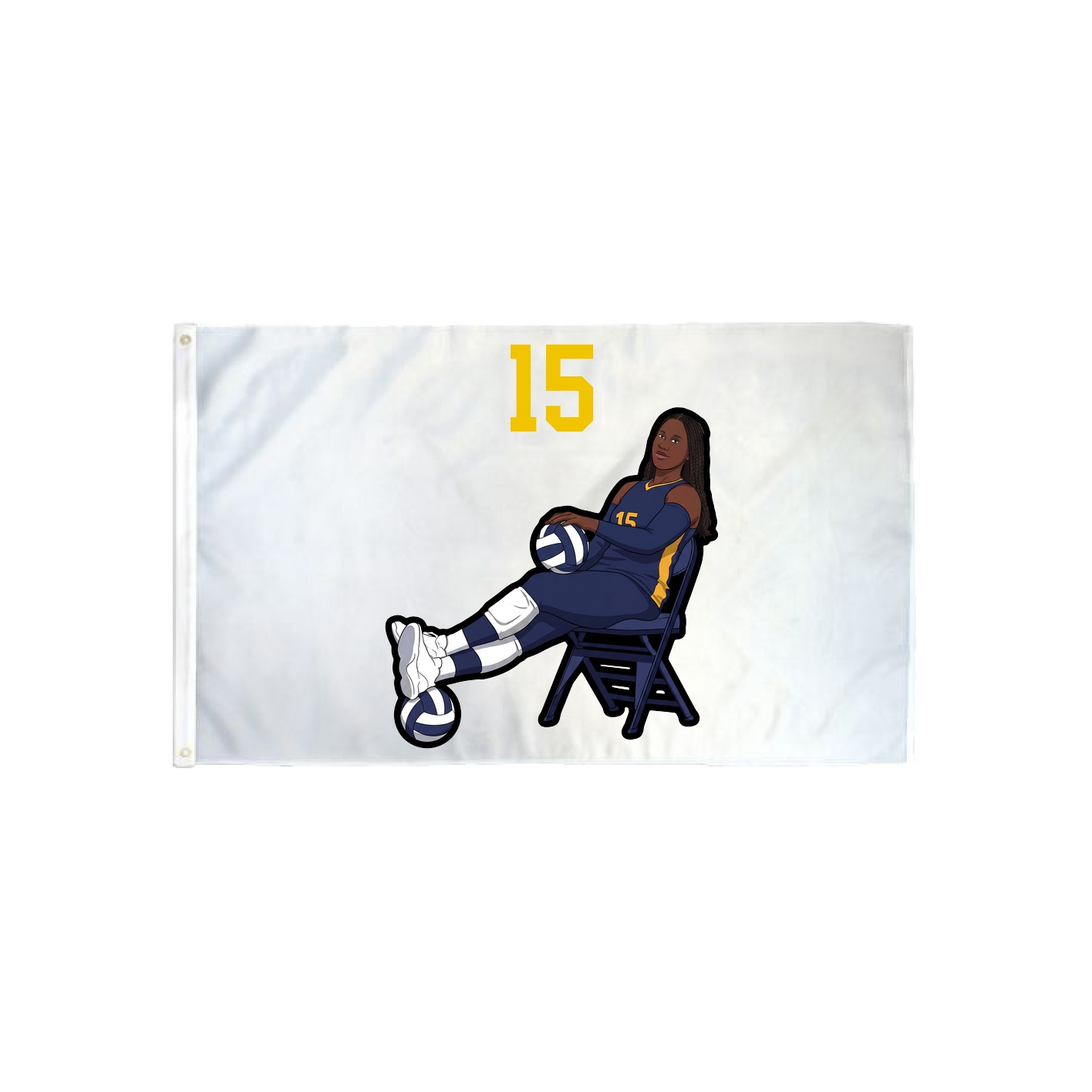3x5 Flag — Number Top in Classic