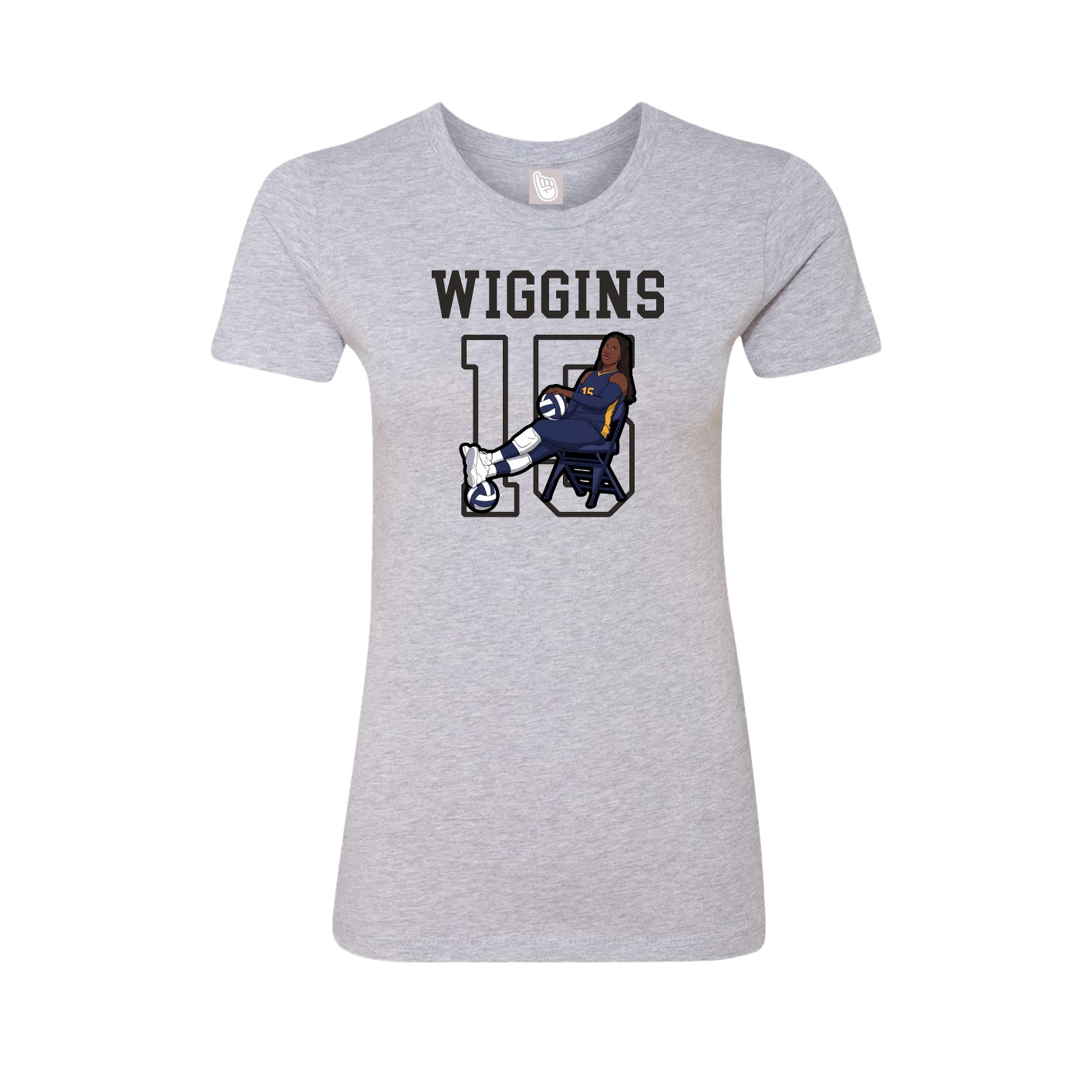Fitted Women's Tee — Shirsey in Grey