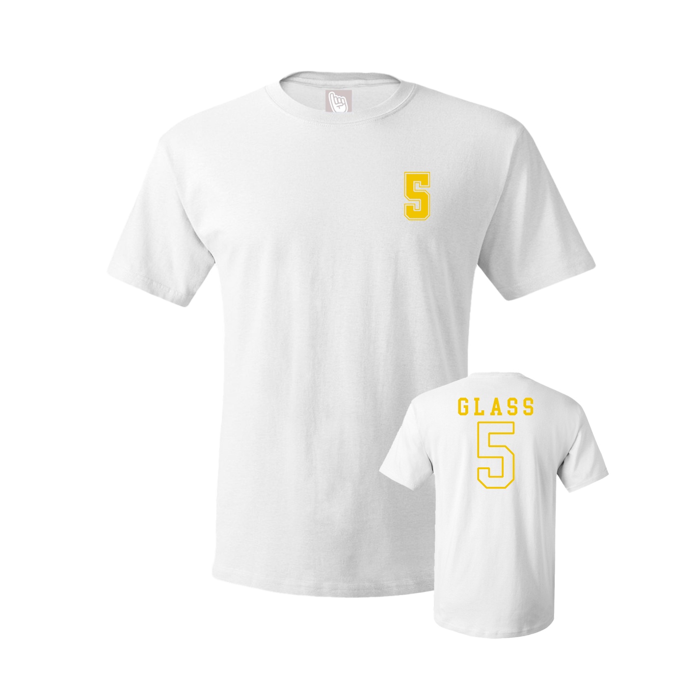 Tee — Chest Back in White