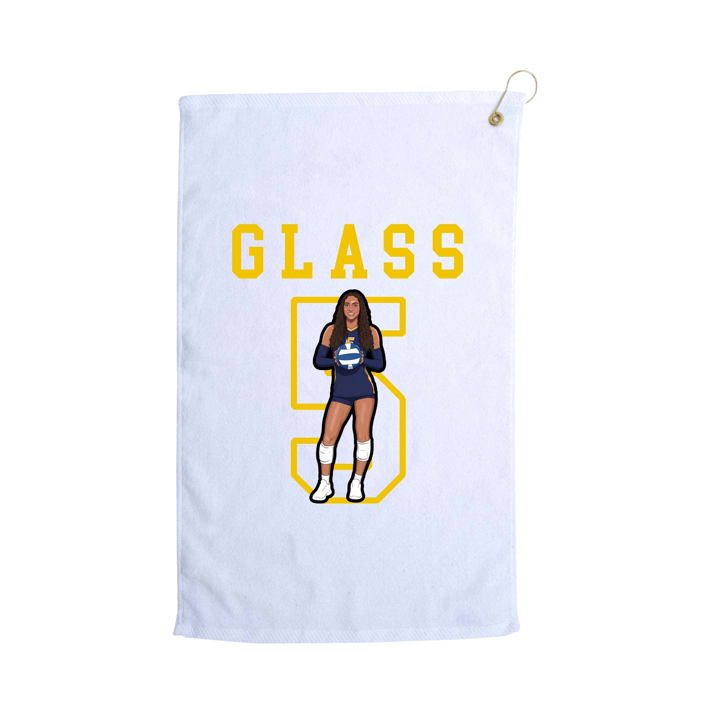 Golf Towel — Shirsey in White