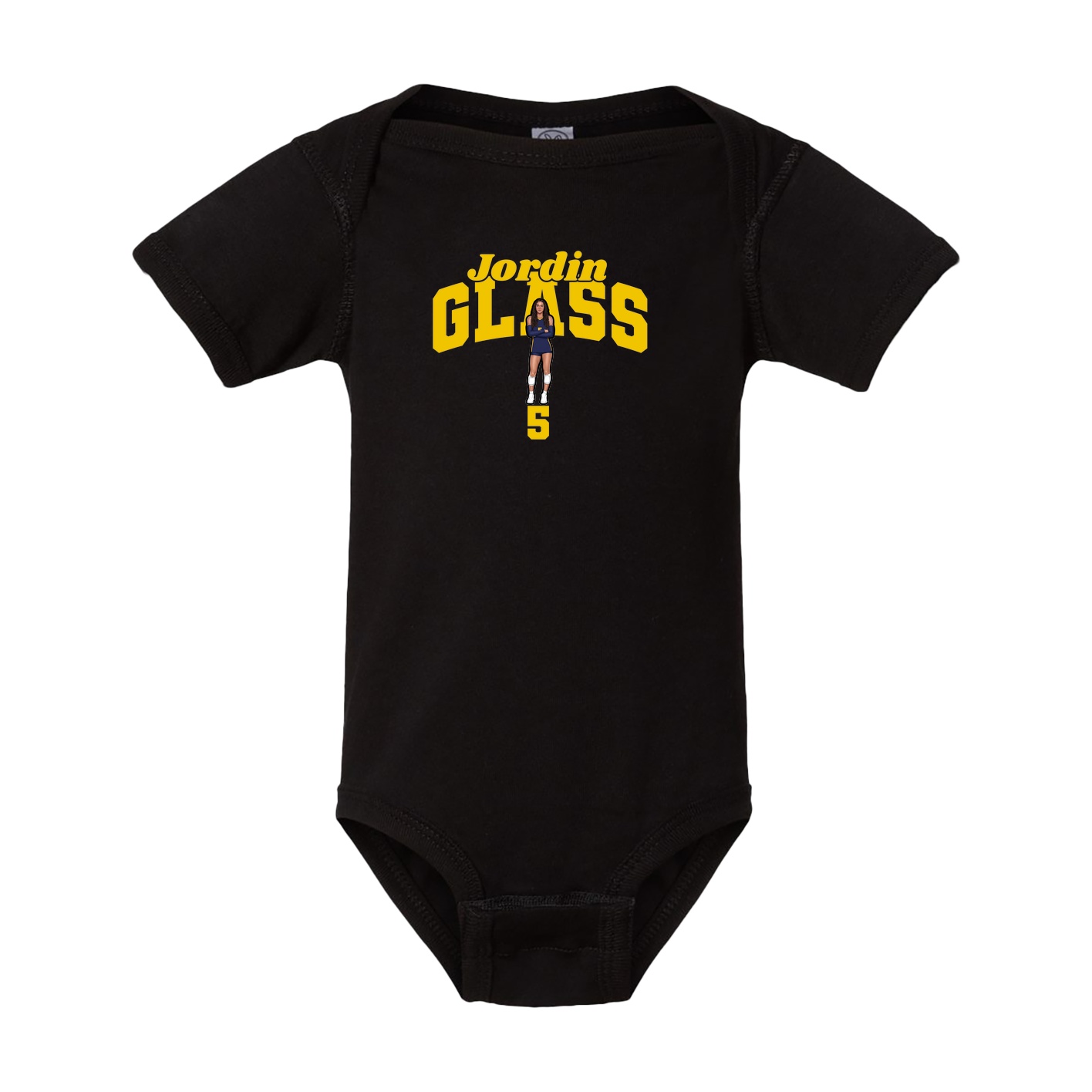 Baby Onesie — Signature Arch in Black
