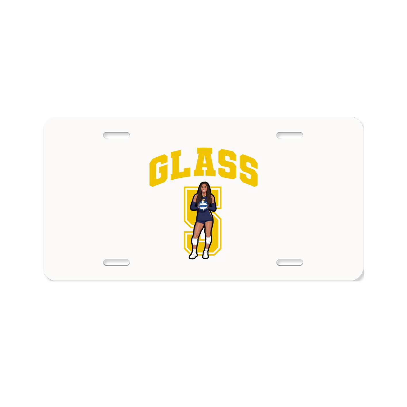 License Plate — Number in Classic