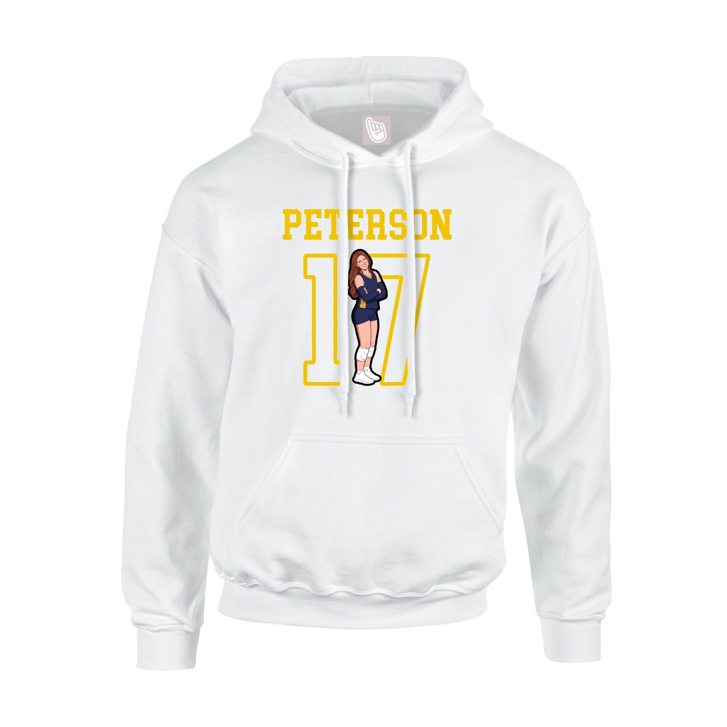 Youth Hoodie — Shirsey in White