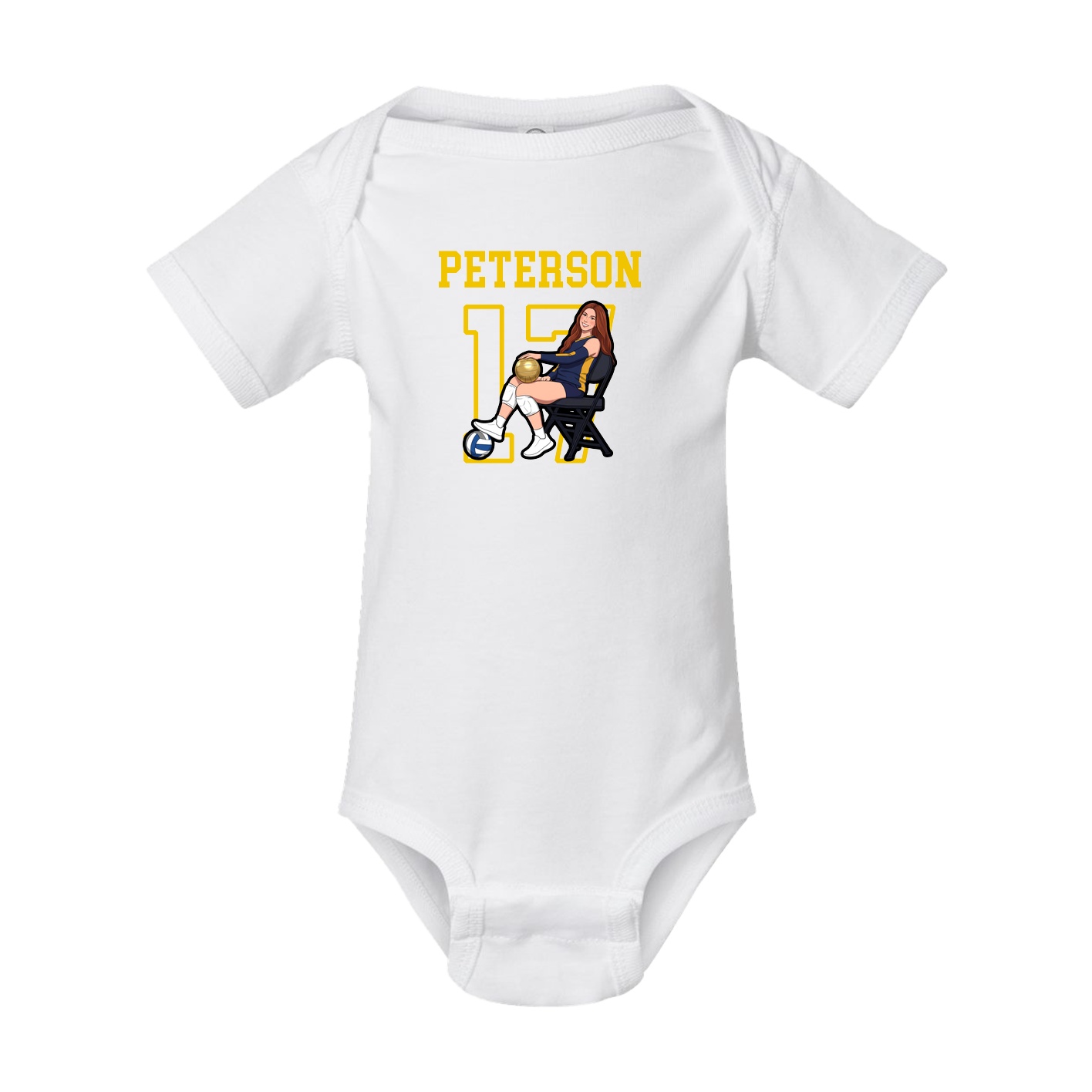 Baby Onesie — Shirsey in White