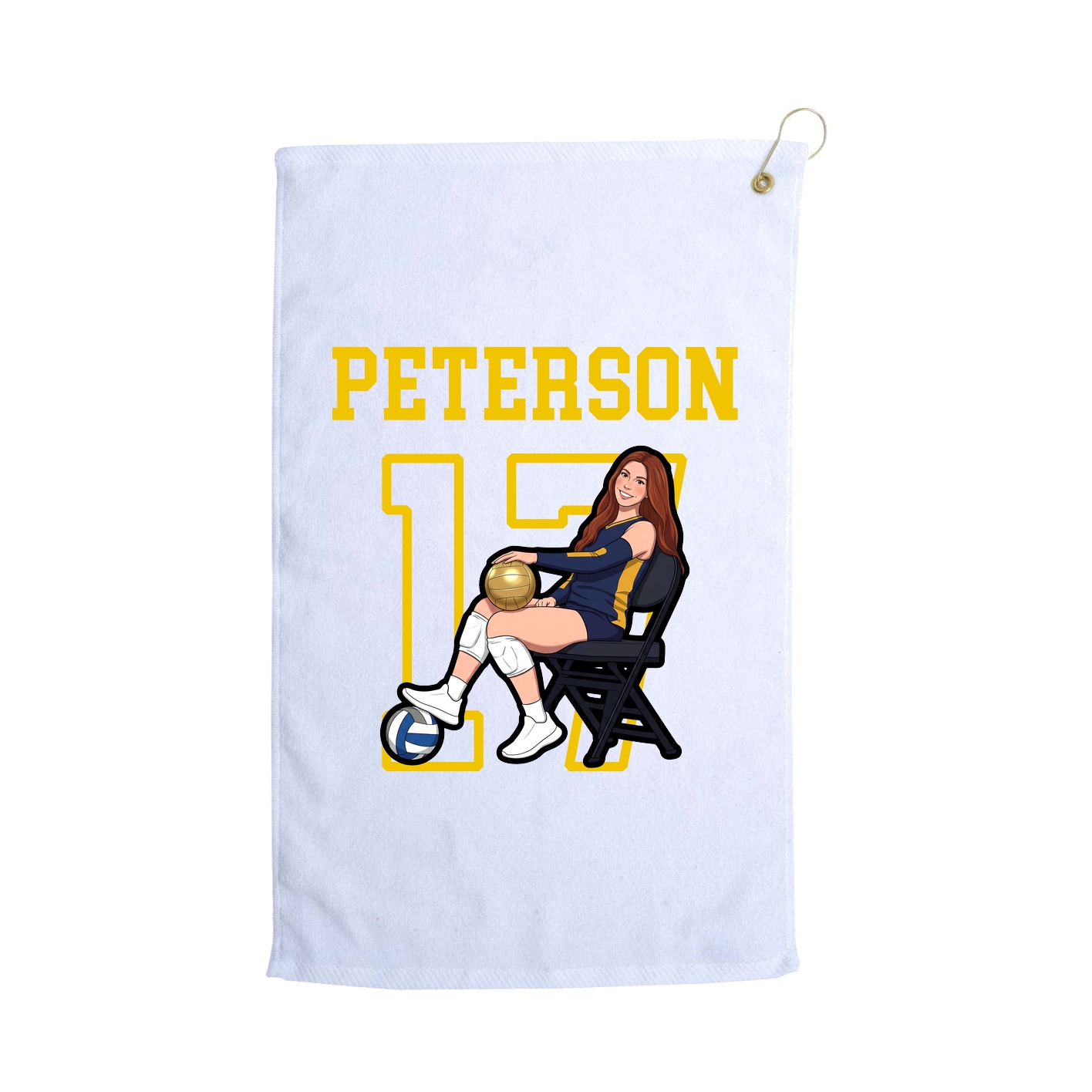 Golf Towel — Shirsey in White