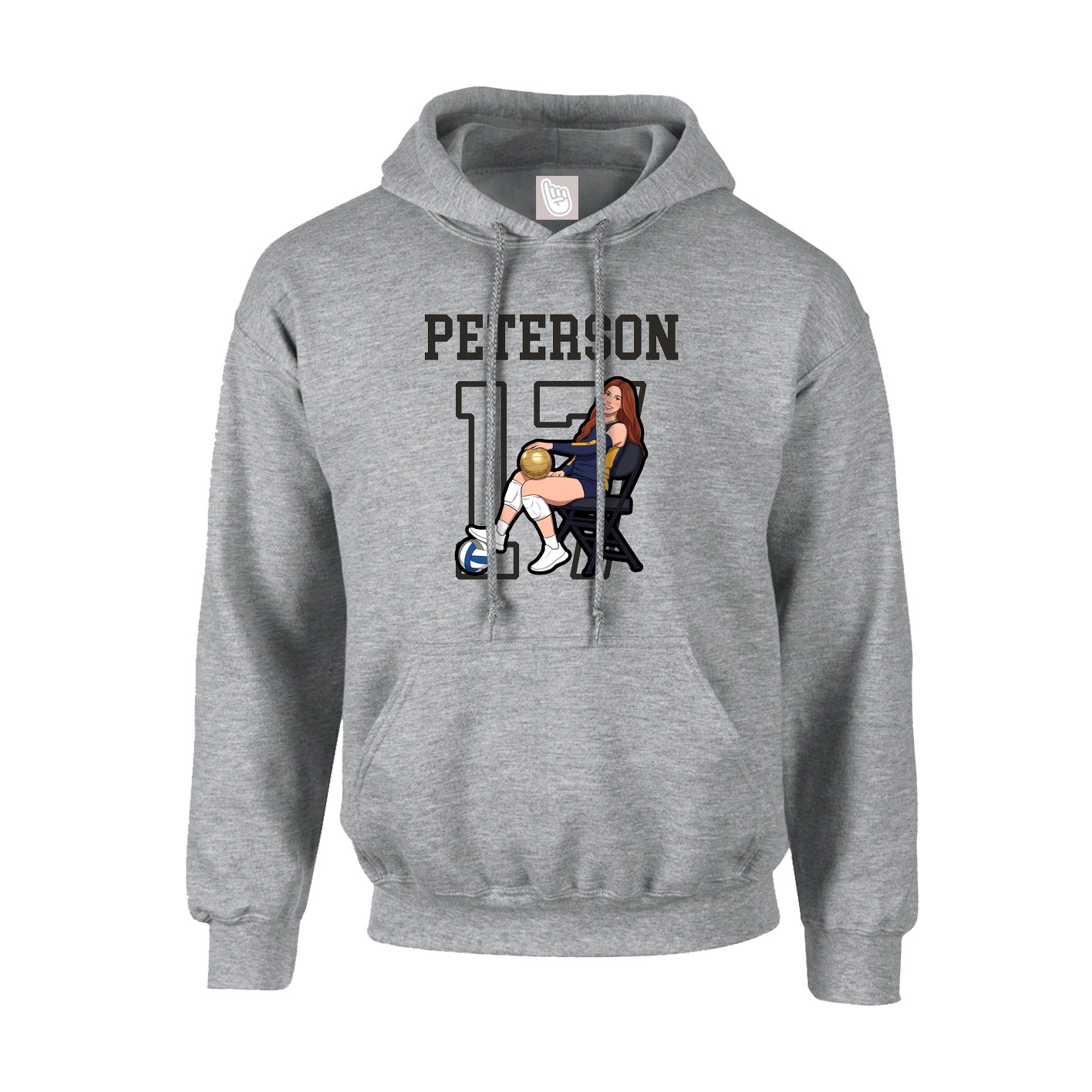 Hoodie — Shirsey in Grey