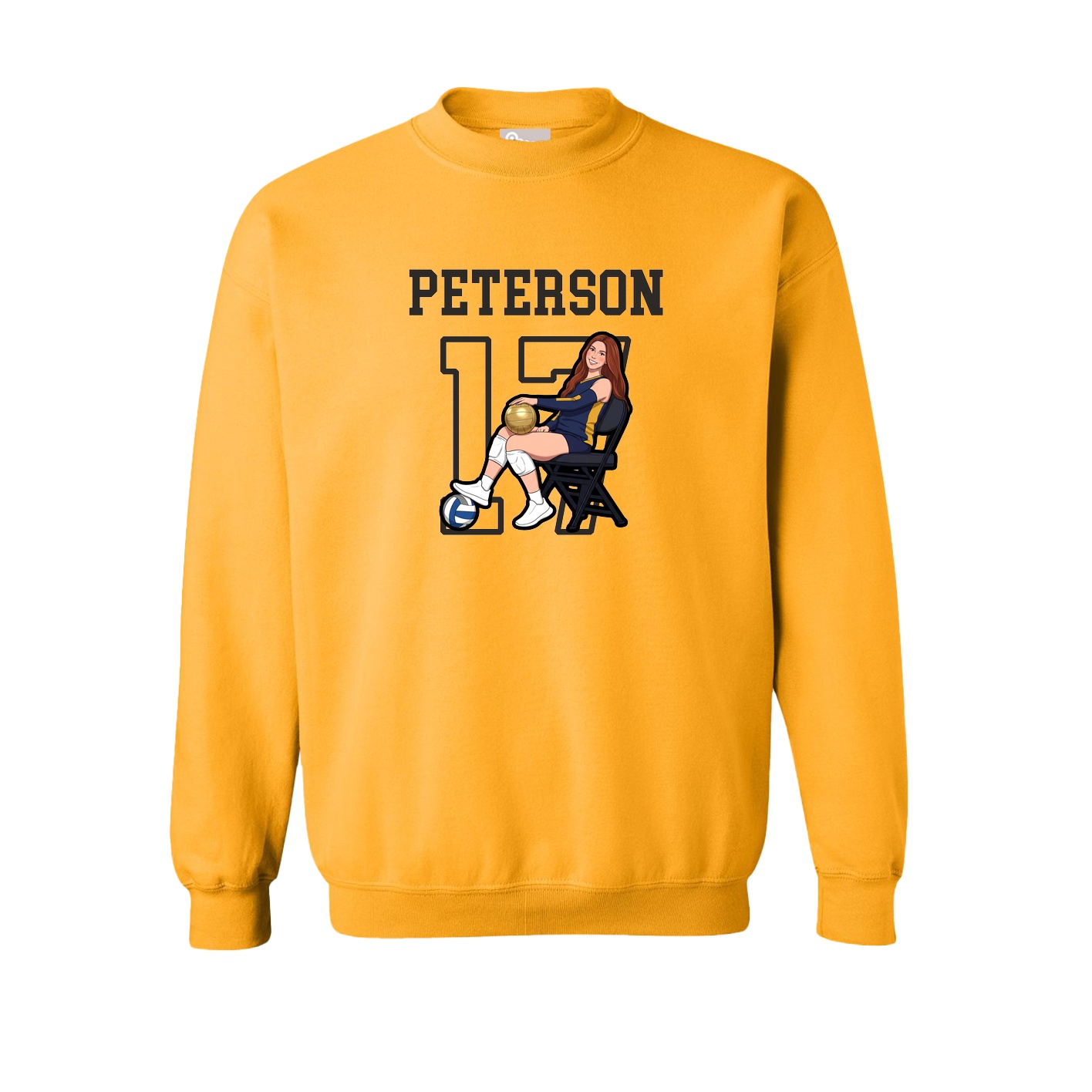 Fleece Crew — Shirsey in Gold